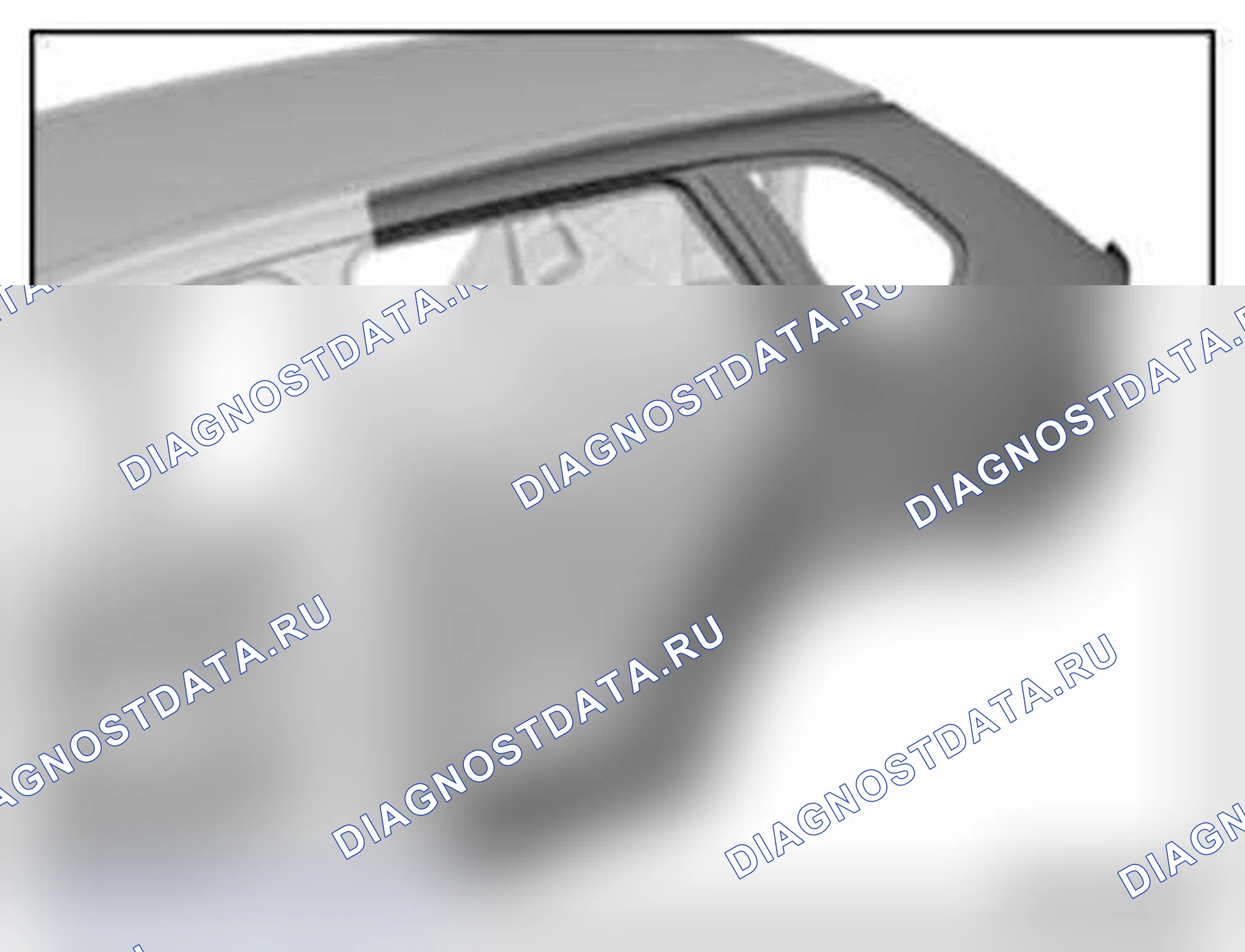 Рис. 16: Боковая панель, задняя (до каркаса крыши, средняя). BMW X5 M E70