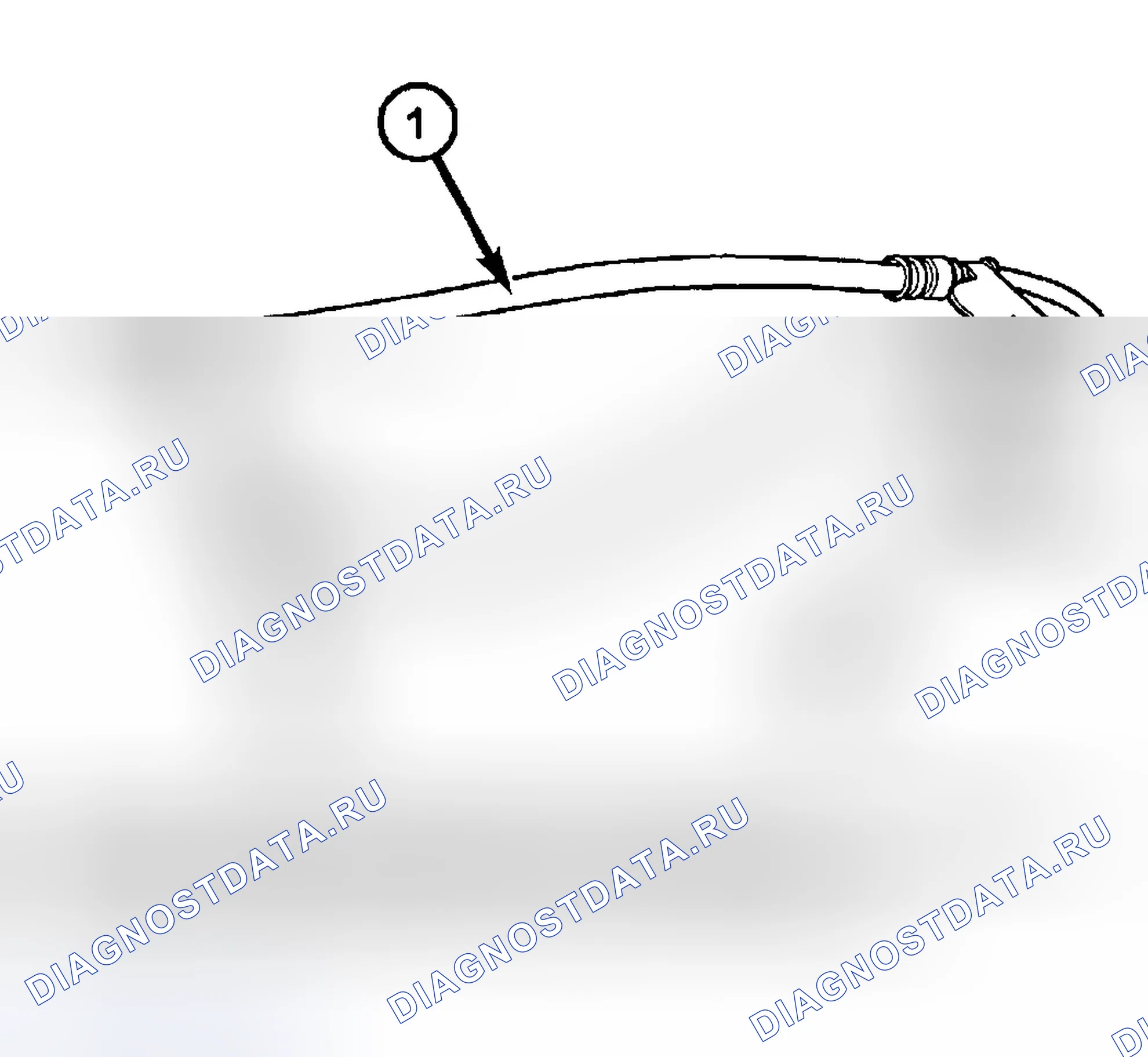 Рис. 32: МОНТАЖ - НАПОРНЫЙ ШЛАНГ. Jeep Liberty I