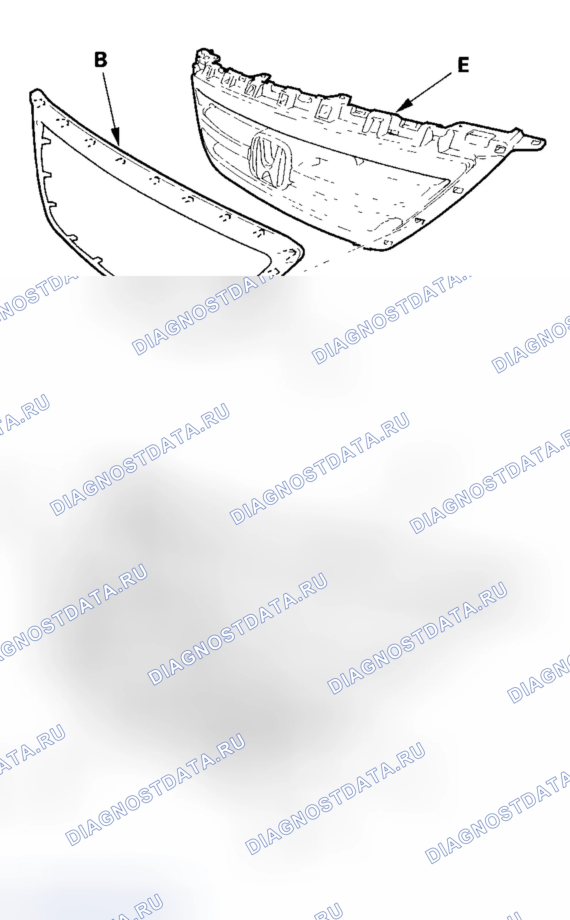 Рис. 63: Замена формовки. Honda Odyssey I