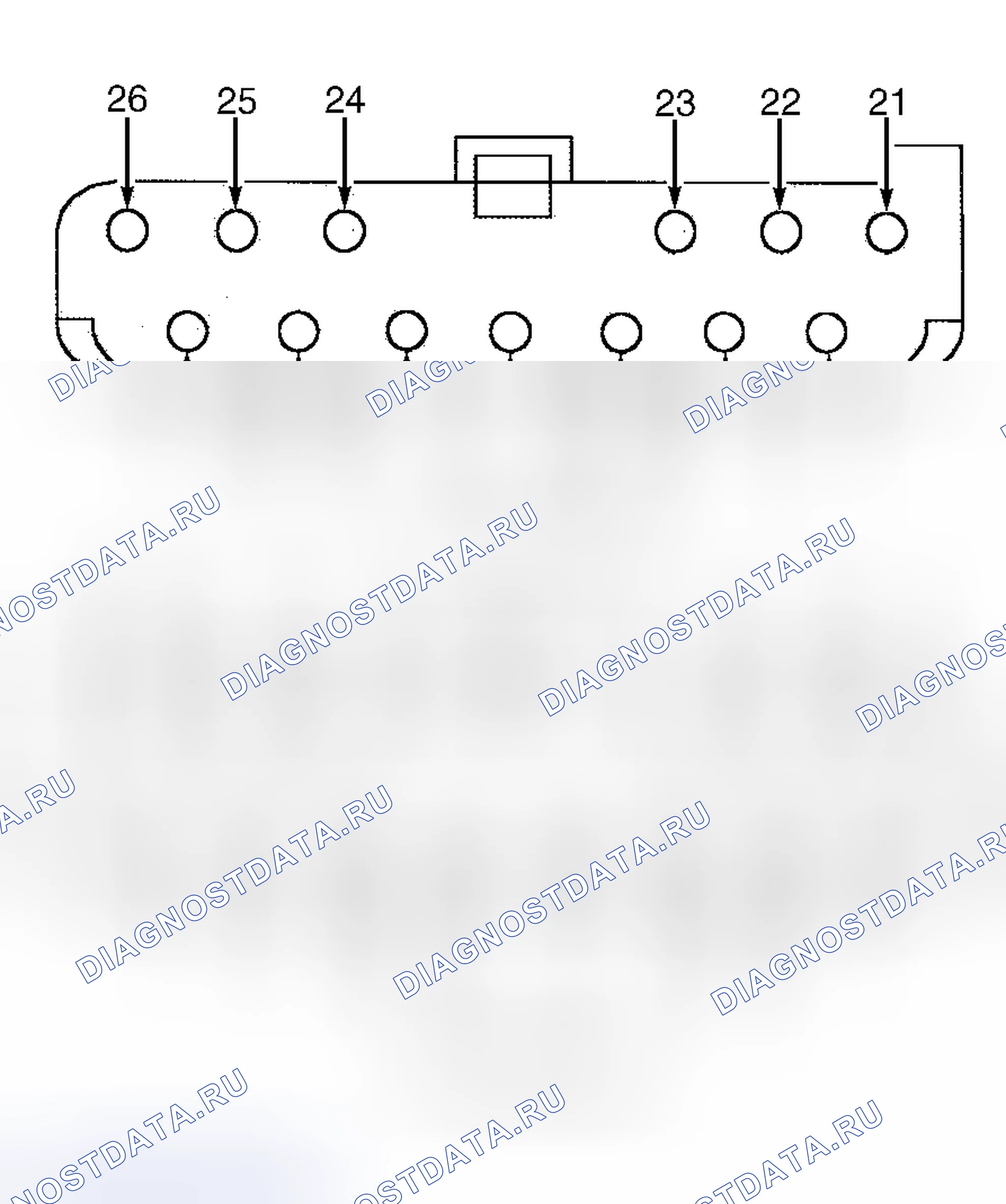 Рис. 2: ИДЕНТИФИКАЦИЯ СОЕДИНИТЕЛЯ. Mazda 2 II