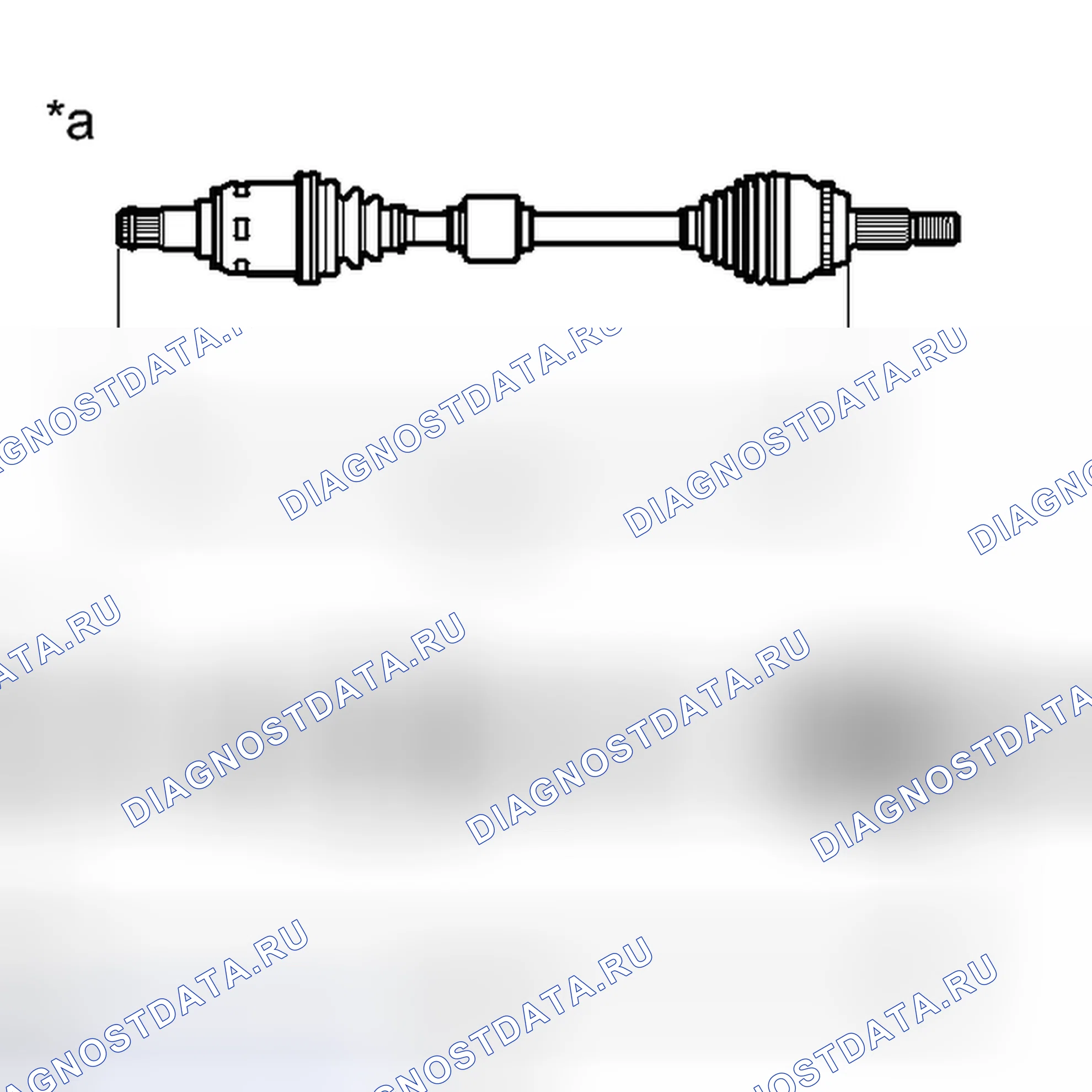 Рис. 26: ПРОВЕРКА карданного вала и крестовины. Toyota Sienna III