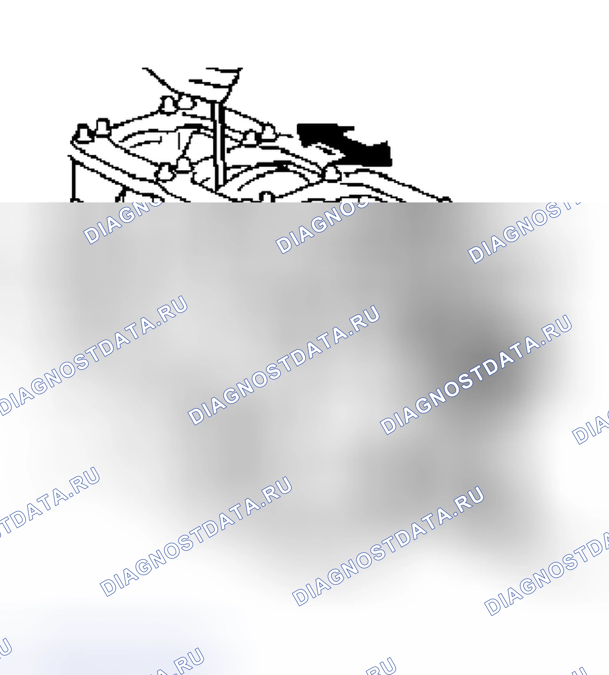 Рис. 309: Люфт конца коленчатого вала. Nissan Murano Z50