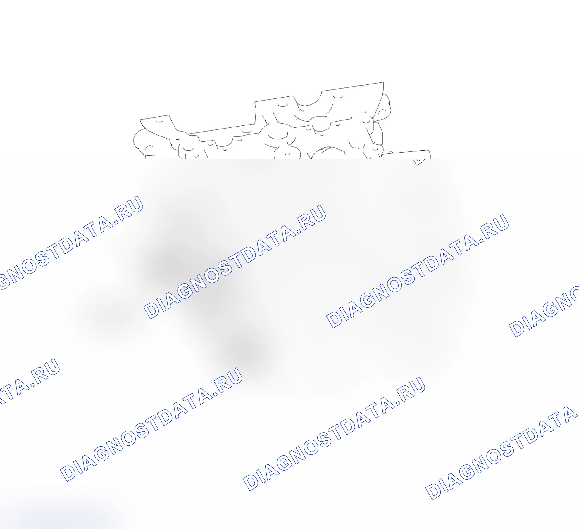 Схема расположения датчика давления топливной рампы — Haval Xiaolong-Max. Haval Xiaolong Max I