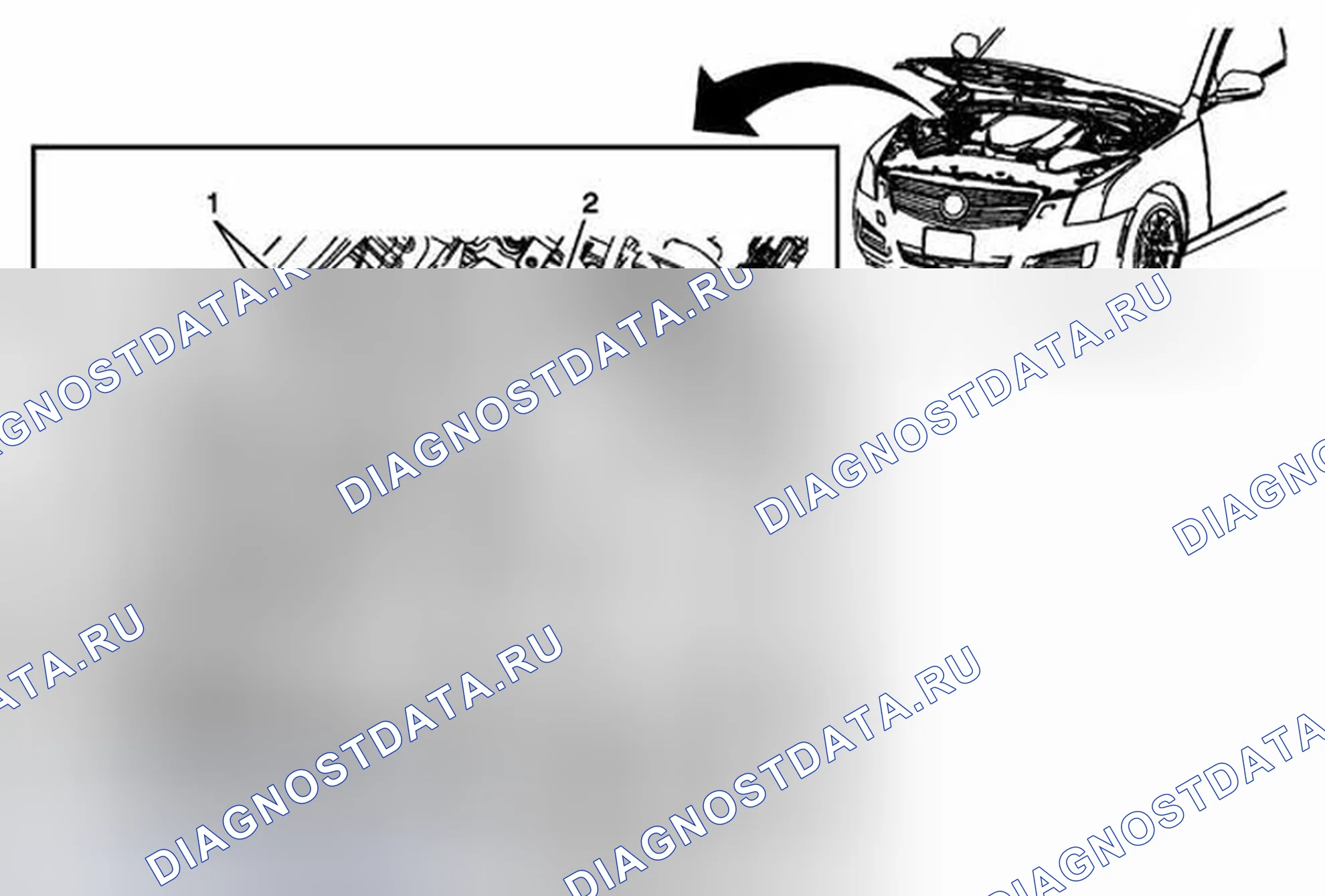 Рис. 24: Замена входного шланга нагревателя (Lcv, LTG). Cadillac ATS I