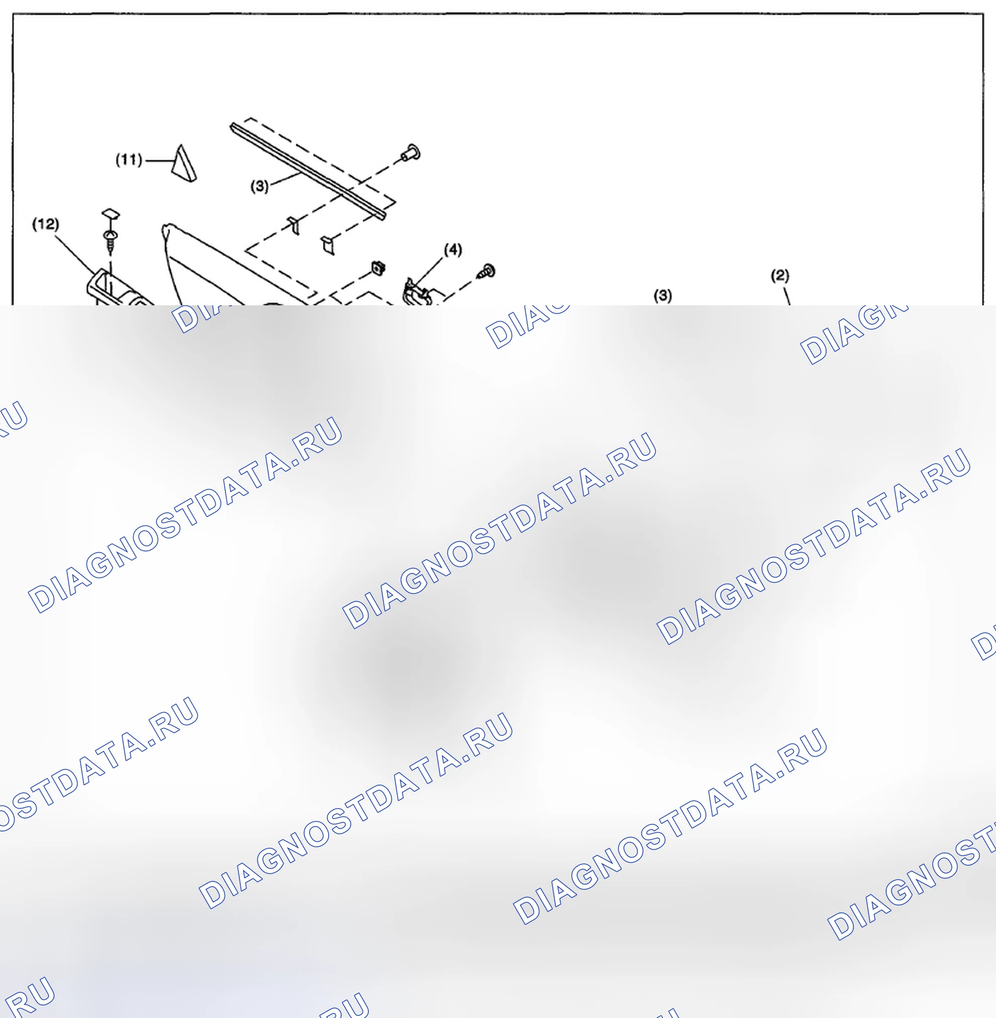 Рис. 173: ОТДЕЛКА ДВЕРЕЙ. Subaru Impreza WRX STI GR