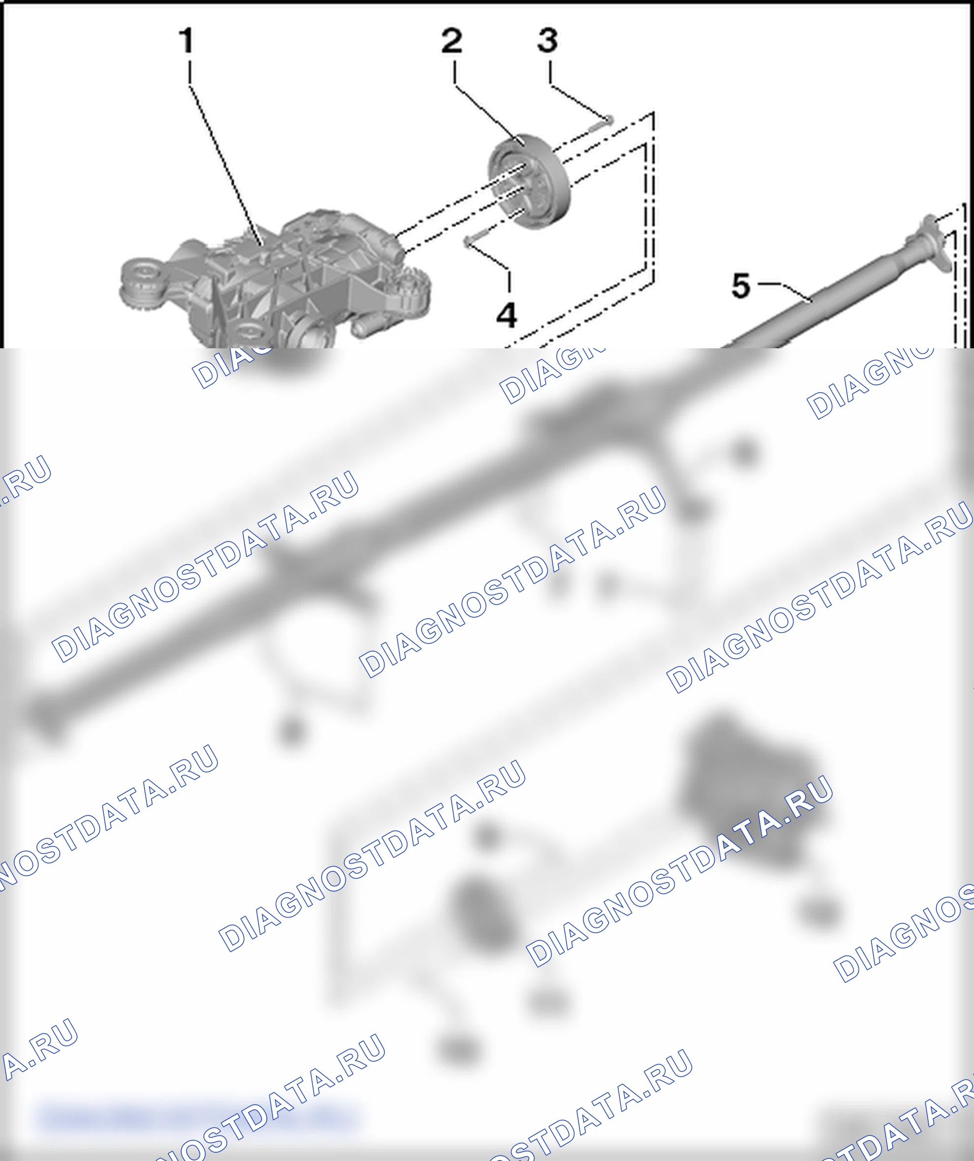 Вал привода задней оси: Alhambra 2011 ►. SEAT Alhambra Ii