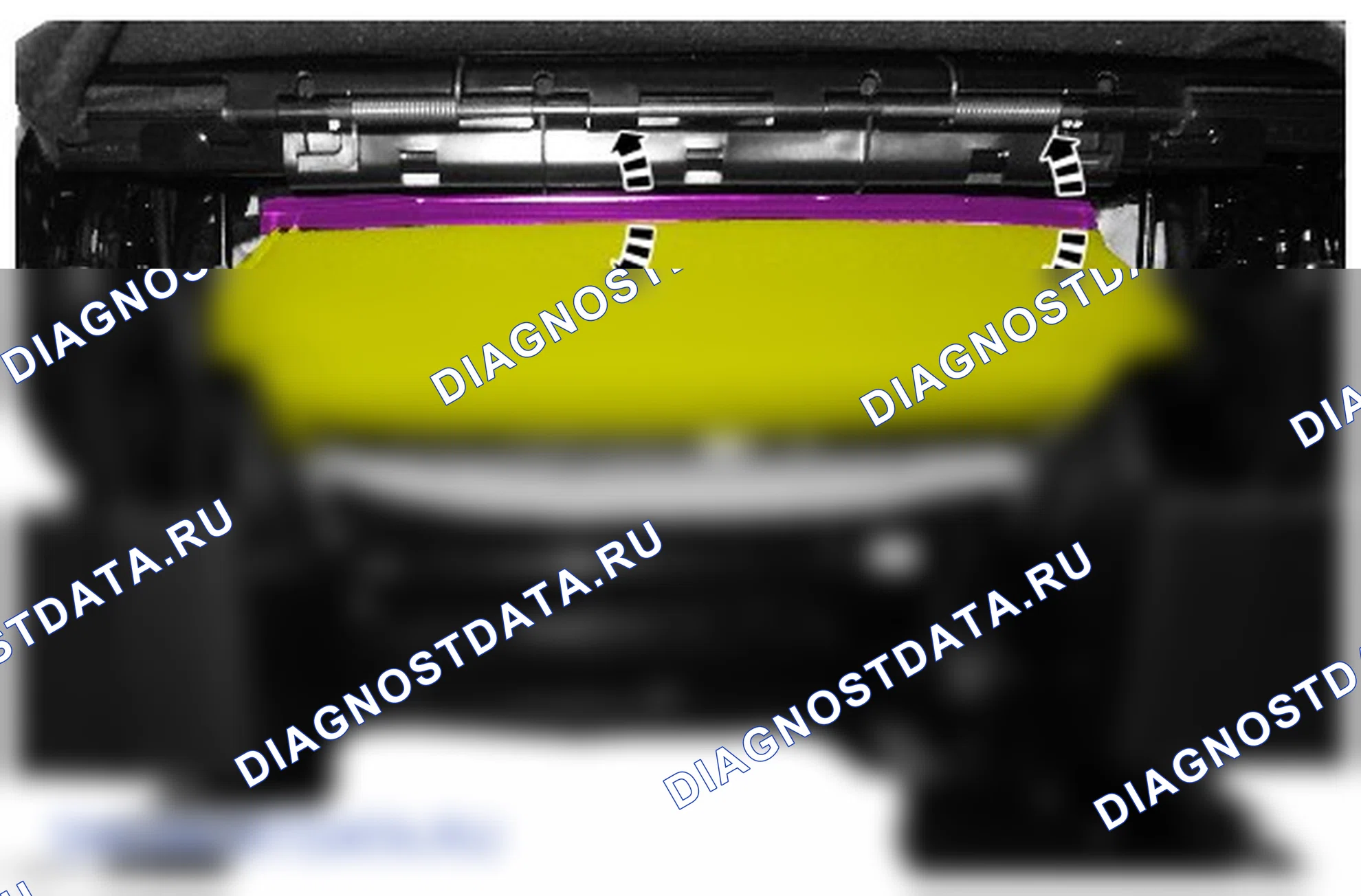 Как снять и установить чехол подушки сиденья второго ряда. Ford Galaxy III