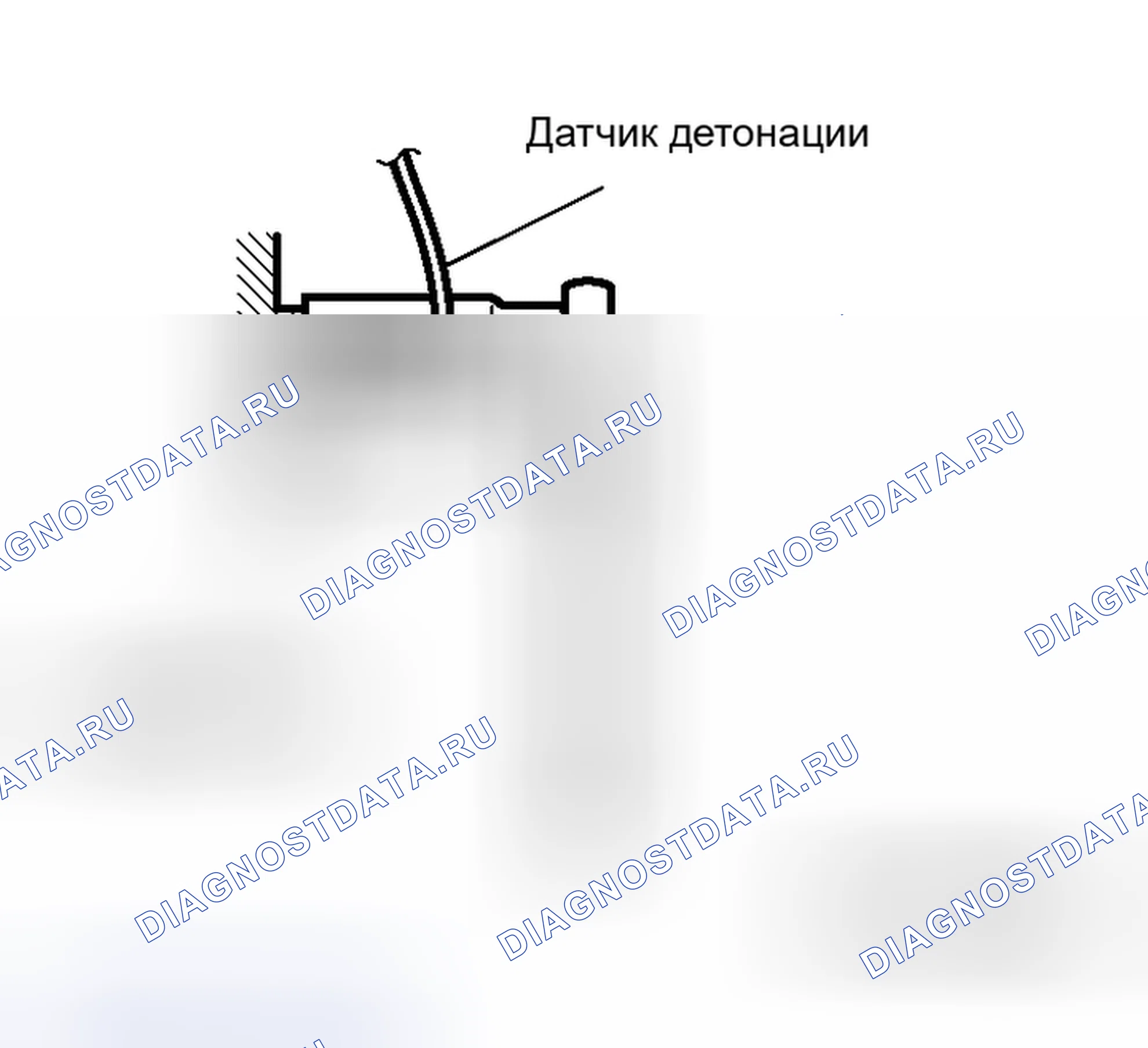 Рис. 3: < < A > > ДЕМОНТАЖ ДАТЧИКА ДЕТОНАЦИИ. Honda Envix I