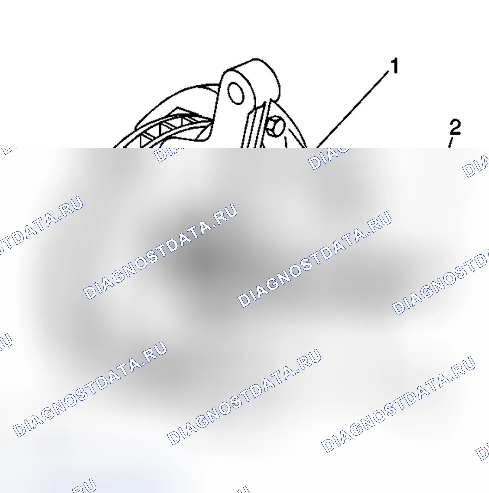 Рис. 7: Порядок демонтажа. Buick Rendezvous I