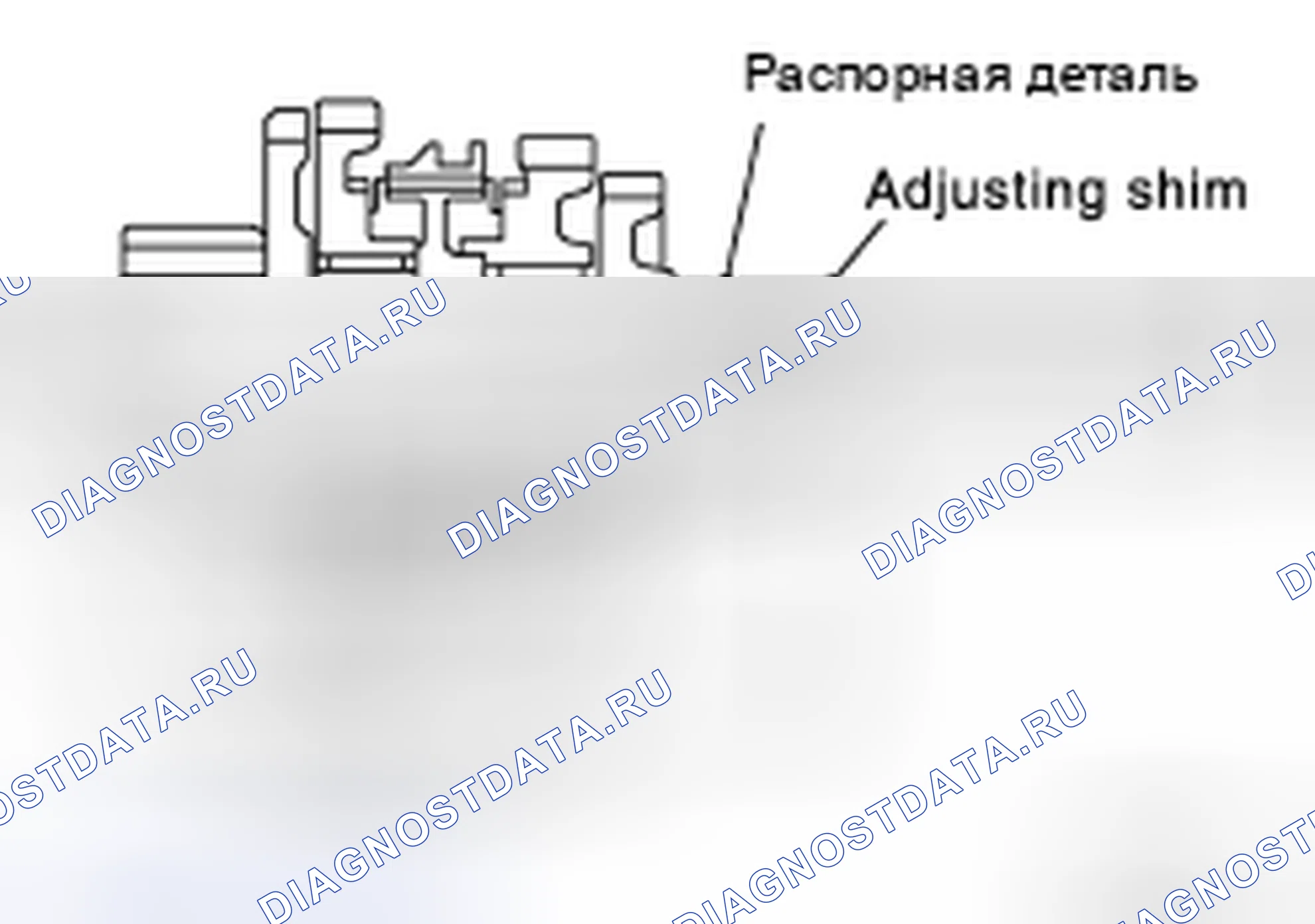 Рис. 148: 4TH РЕГУЛИРОВОЧНАЯ ПРОКЛАДКА ГЛАВНОЙ ПЕРЕДАЧИ. Nissan X-Trail I