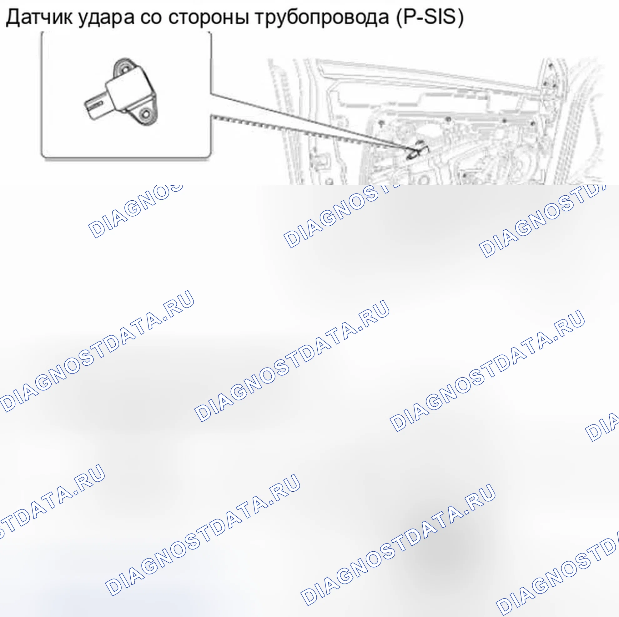 Рис. 22: Датчик бокового удара (SIS). Hyundai Sonata VI