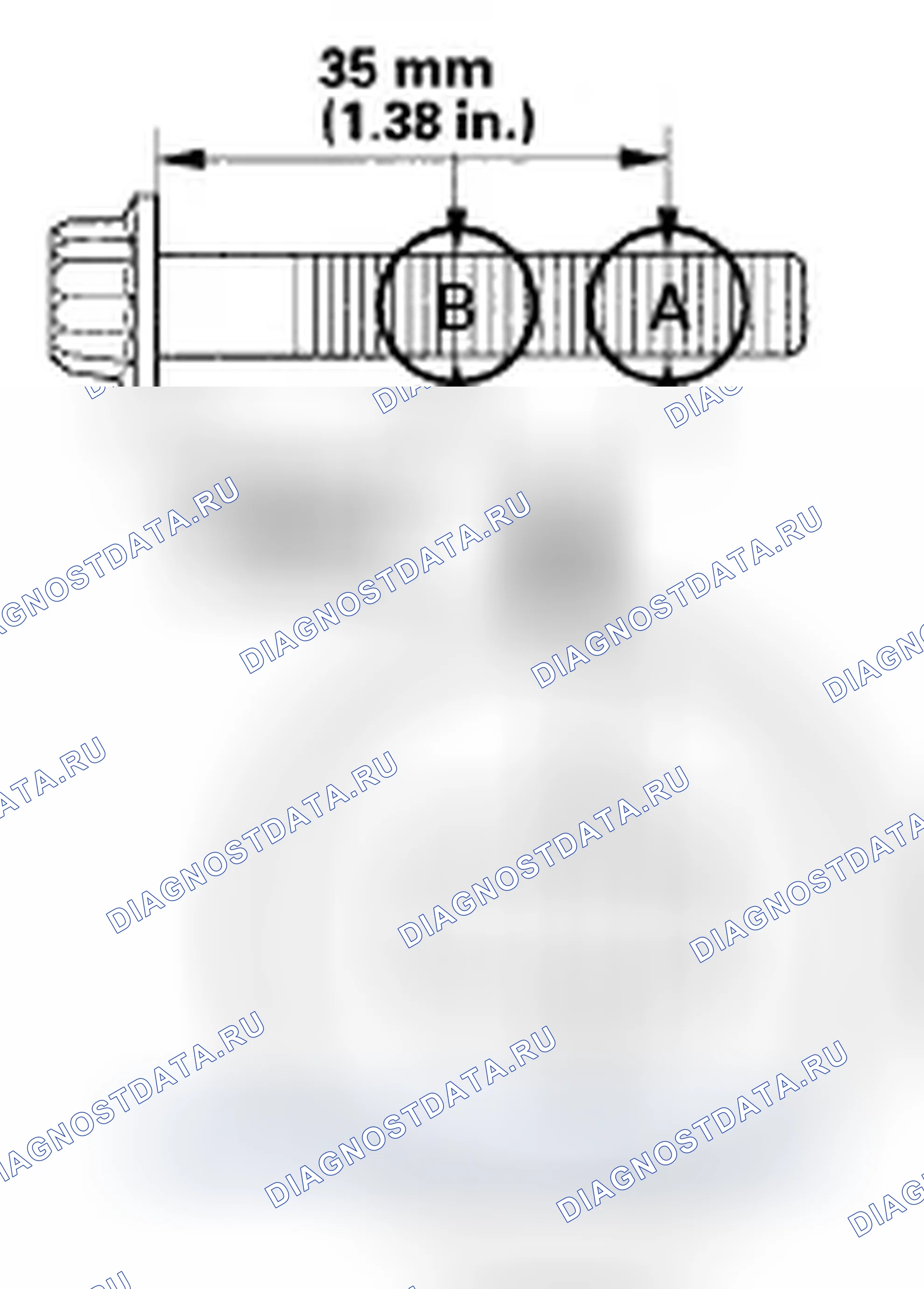 Рис. 246: Проверка болта шатуна. Honda Element YH2 рестайлинг