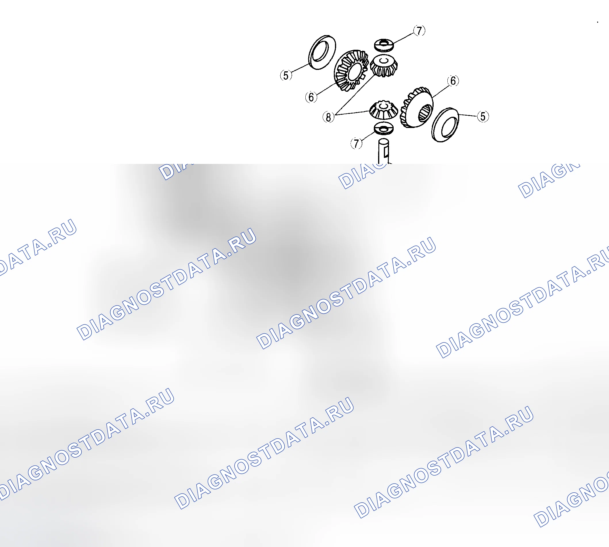 Рис. 100: ДИФФЕРЕНЦИАЛЬНЫЙ УЗЕЛ. Mazda 5 I