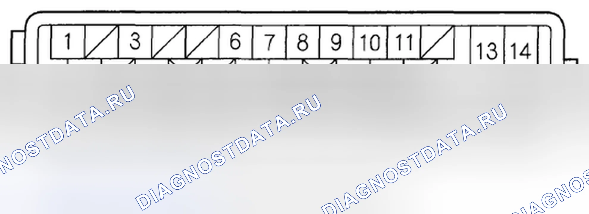 Рис. 45: Входы и выходы блока управления модулятором VSA для 37P разъема. Acura CSX I