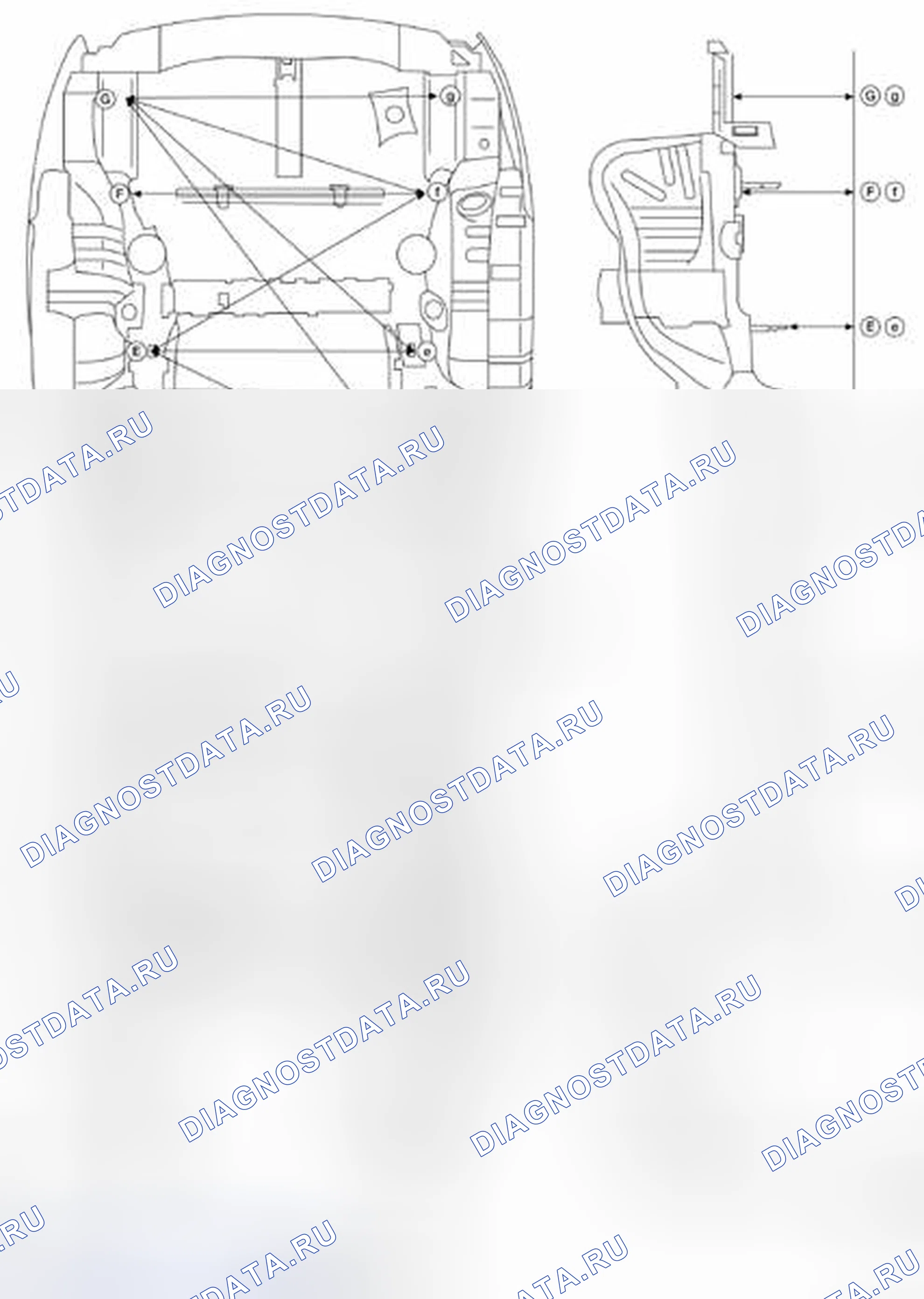 Рис. 192: ИЗМЕРЕНИЕ. Nissan Pathfinder IV рестайлинг