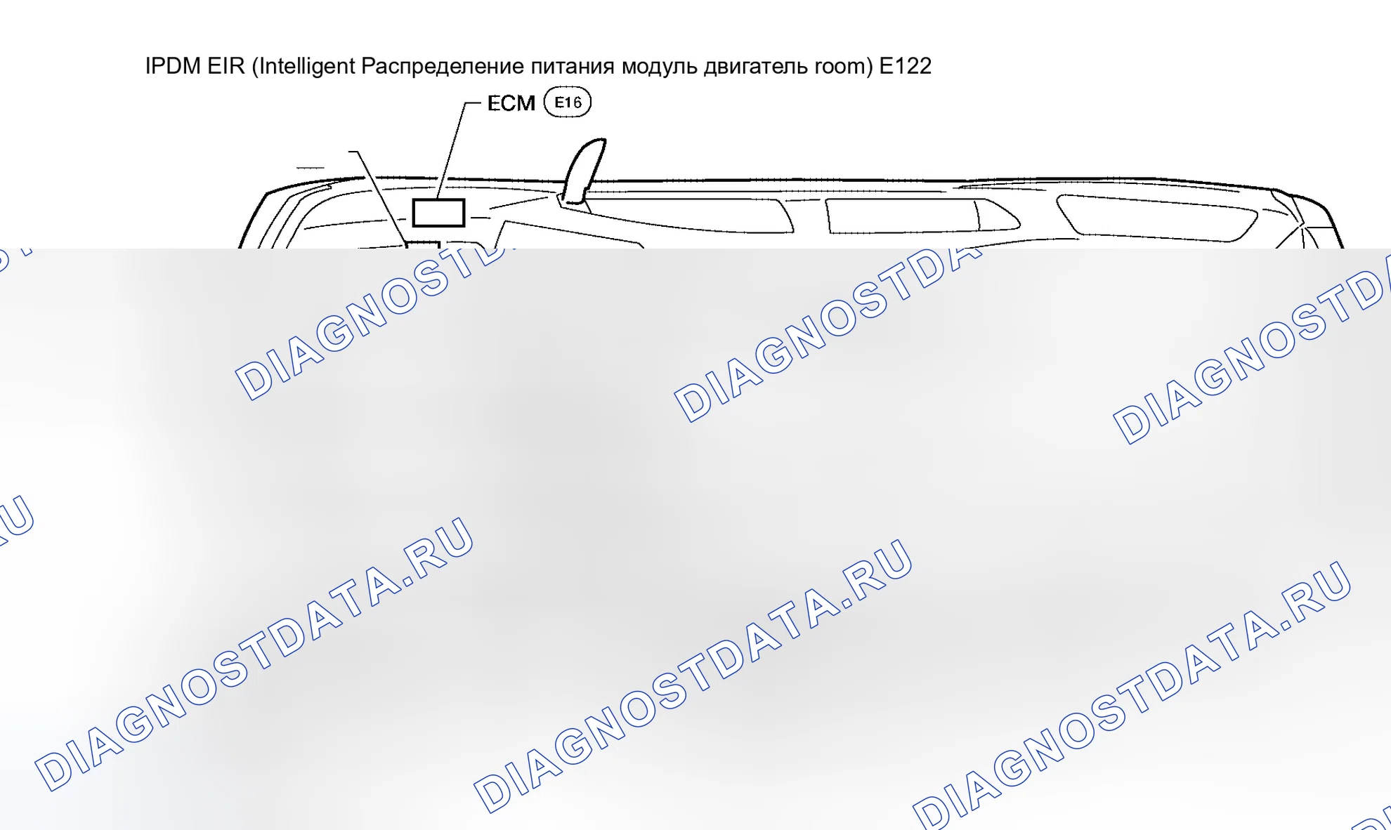 Рис. 203: Расположение компонентов и разъемов кабелей. Infiniti QX56 I