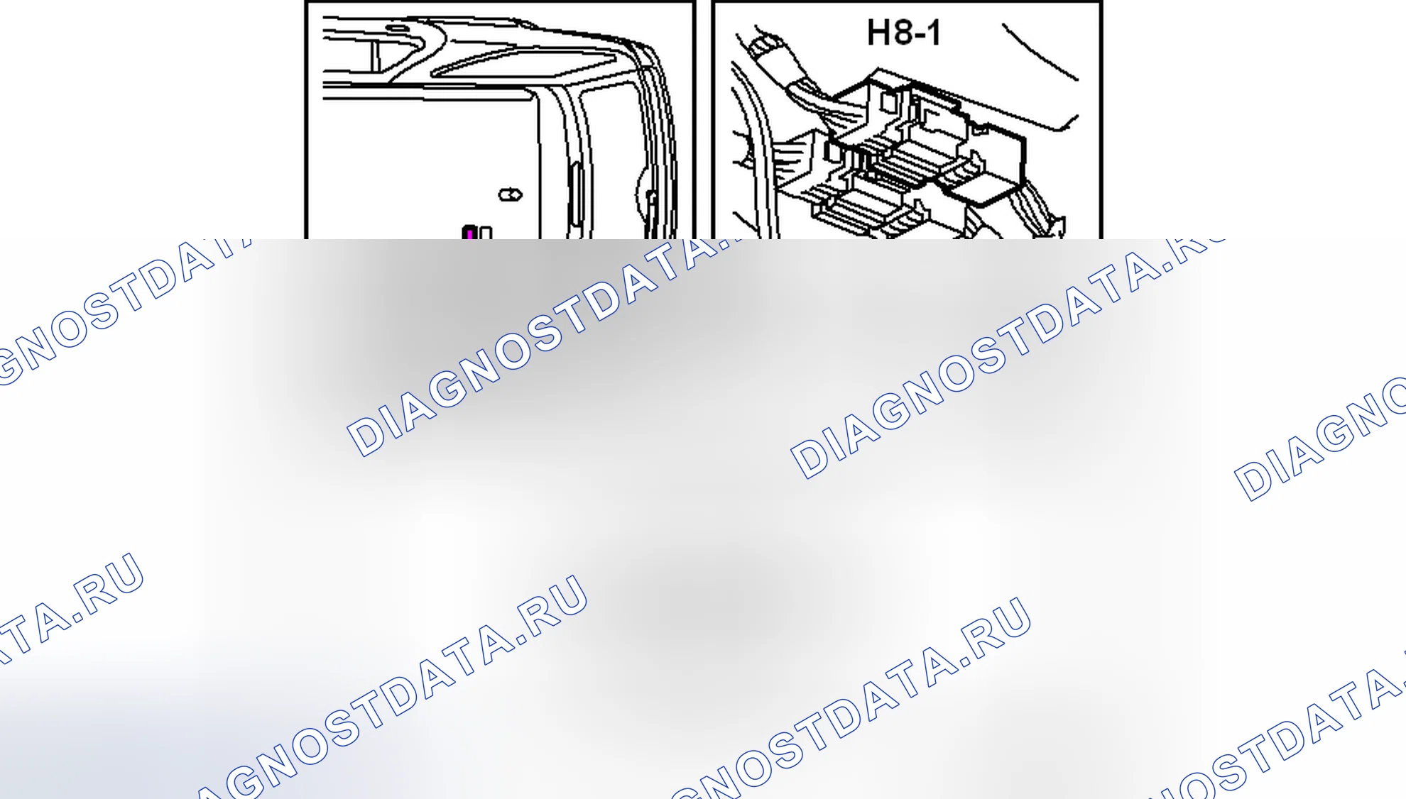 Рис. 277: Разъем H8-1. Kia Picanto III