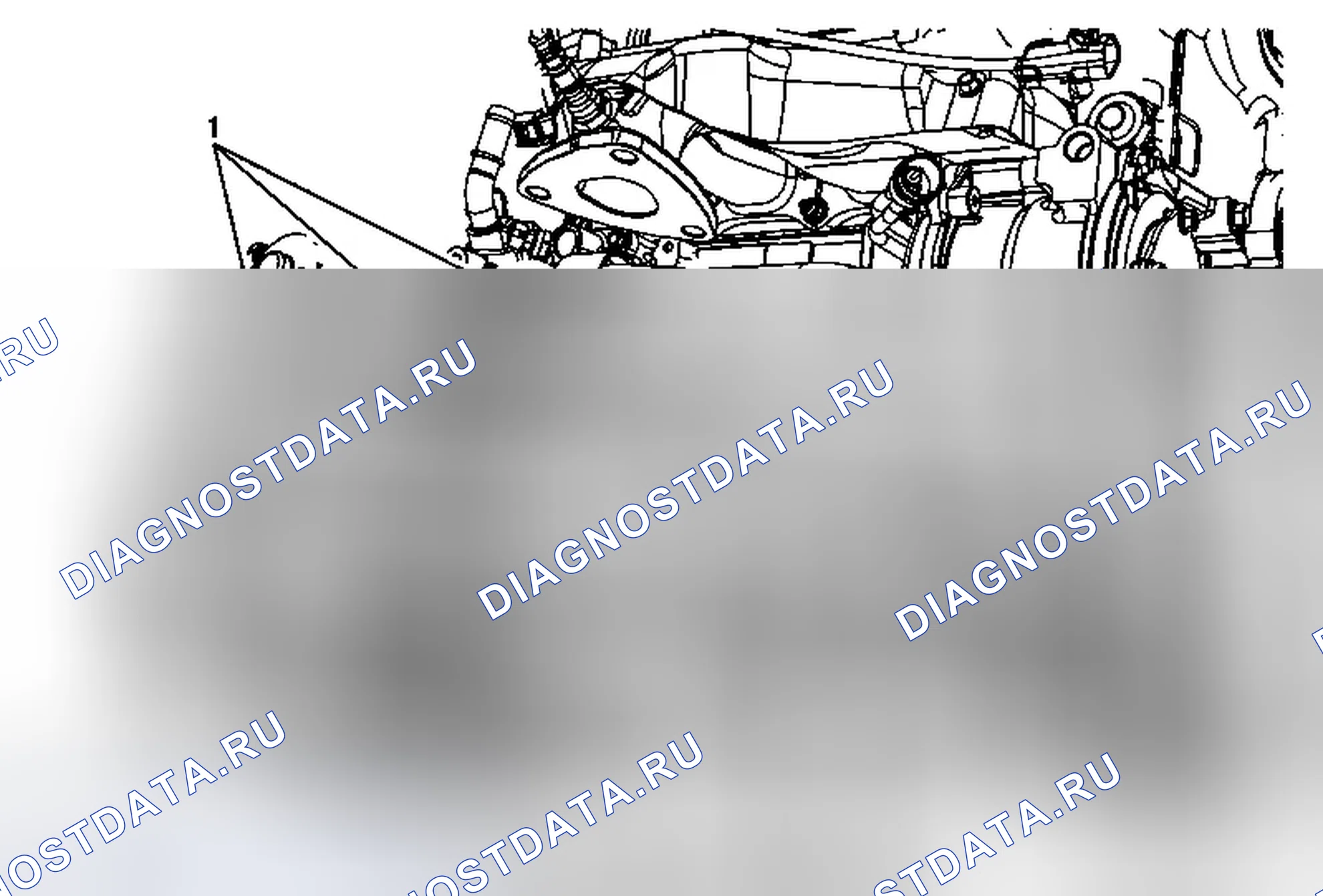Рис. 5: Замена кронштейна промежуточного вала привода передних колес (LUK). Chevrolet Malibu VIII рестайлинг