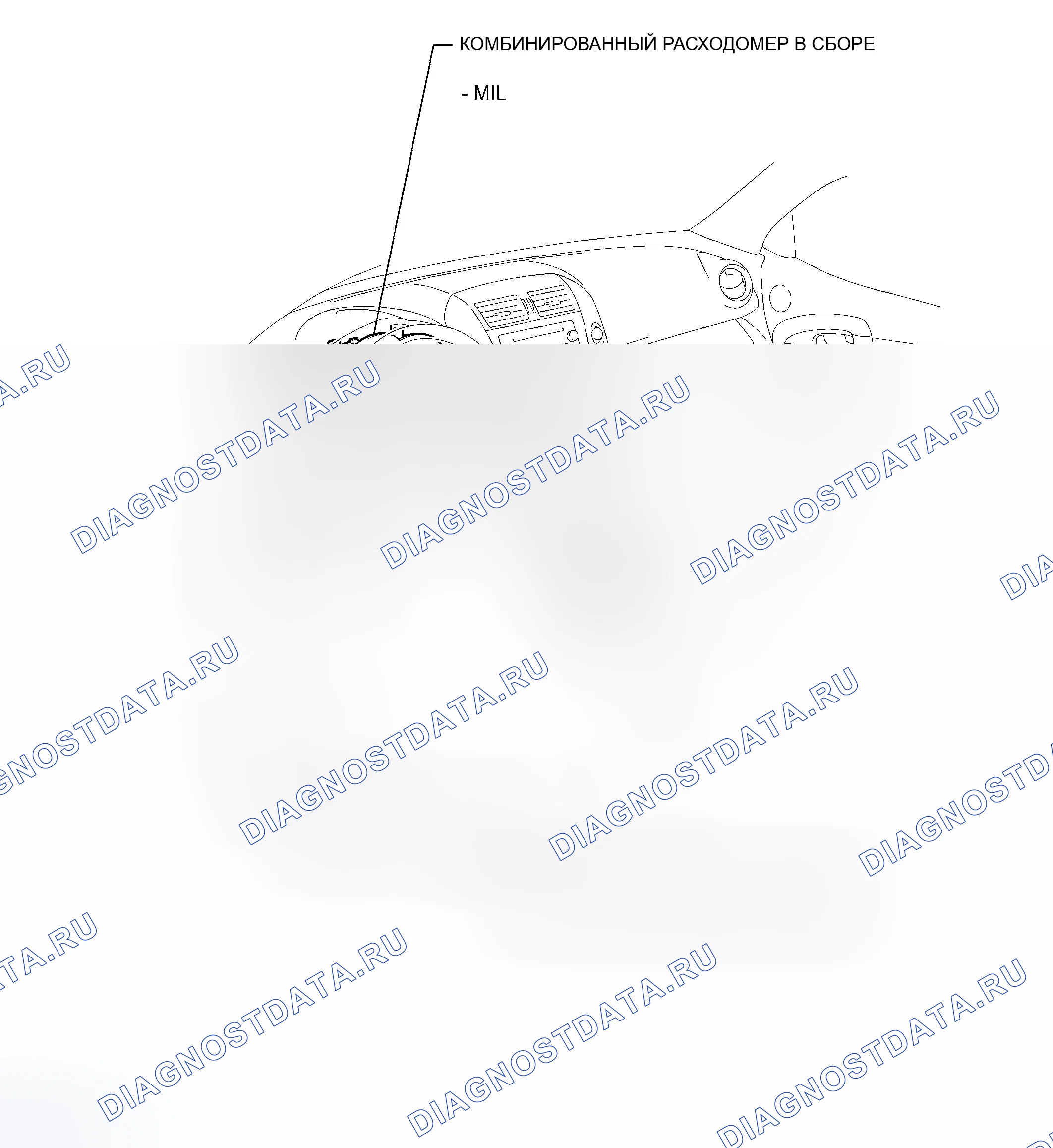 Рис. 2394: РАСПОЛОЖЕНИЕ ДЕТАЛЕЙ. Toyota RAV4 III
