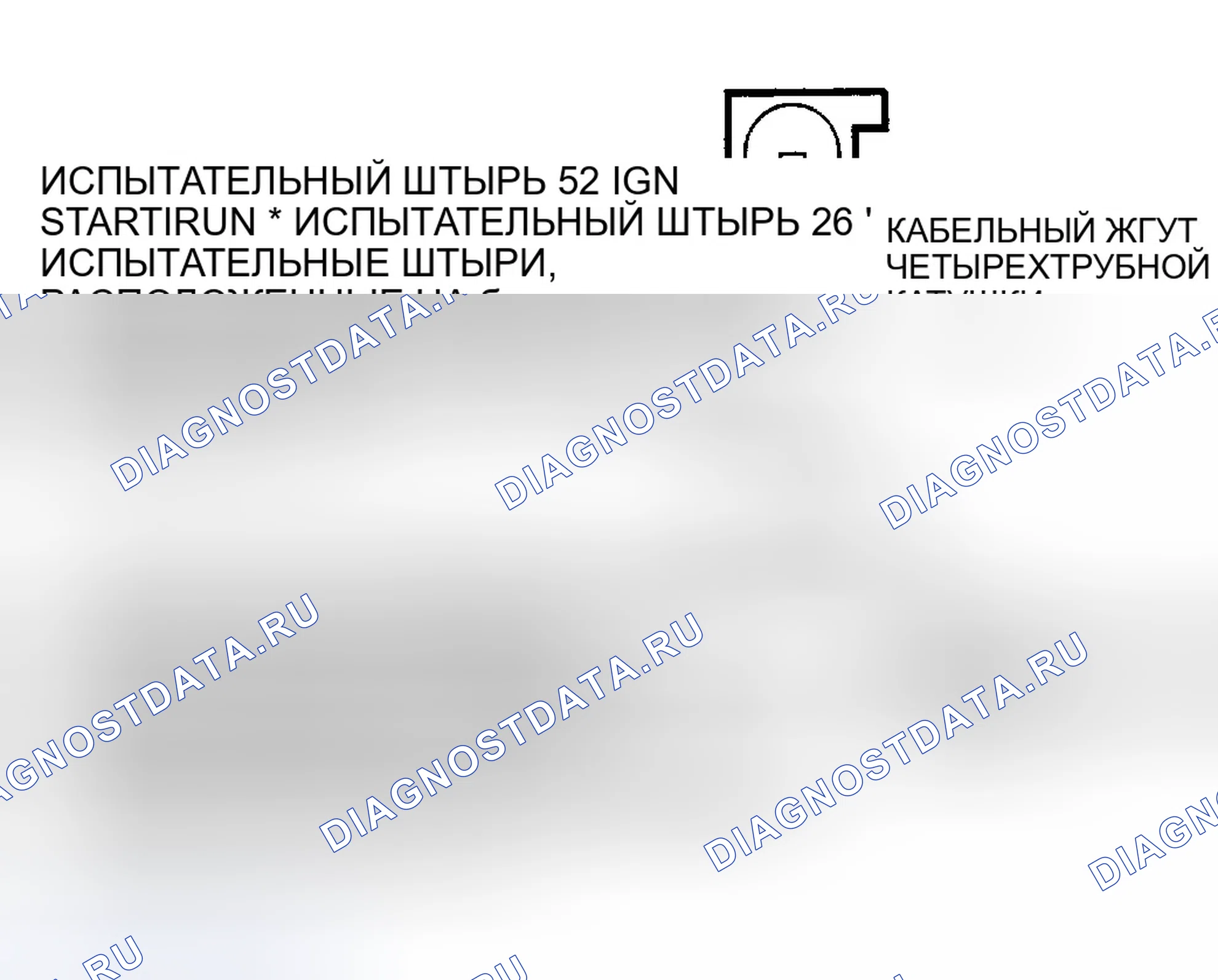 Рис. 115: Идентификация цепей 4-башенных катушечных блоков. Ford Explorer II