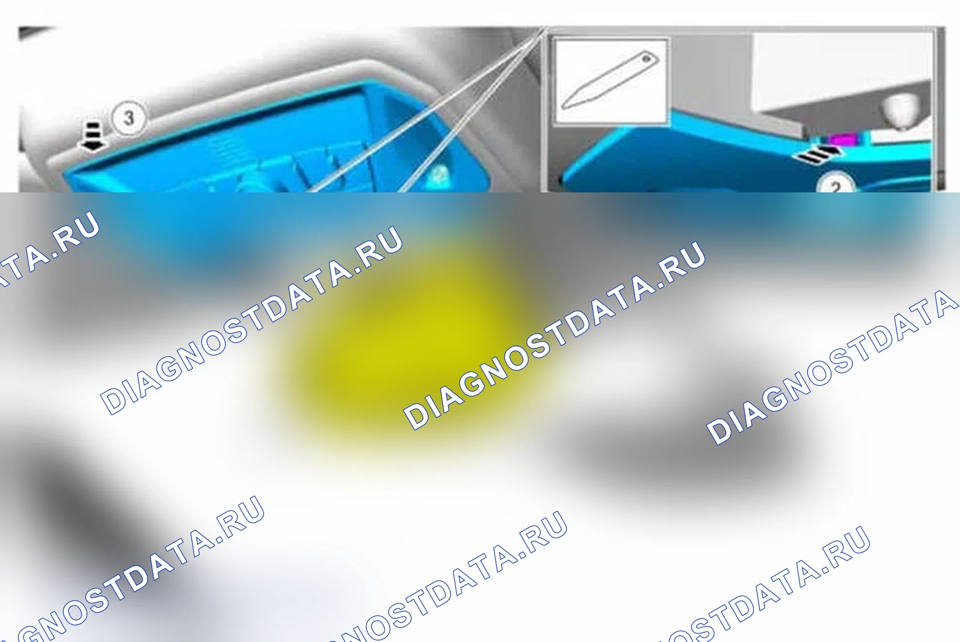 Рис. 6: Демонтаж. Ford Focus III
