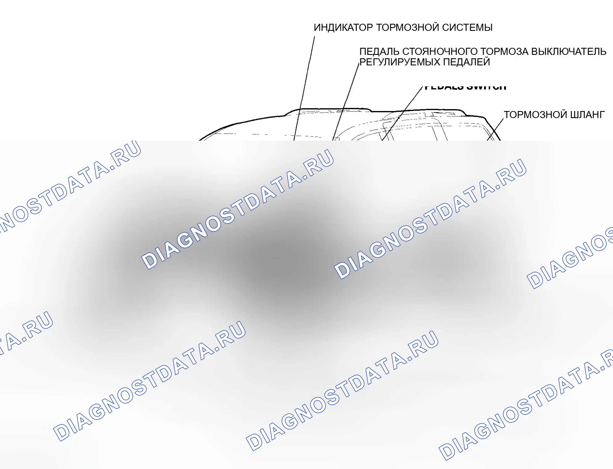 Рис. 2: Индекс расположения компонентов. Honda Odyssey I