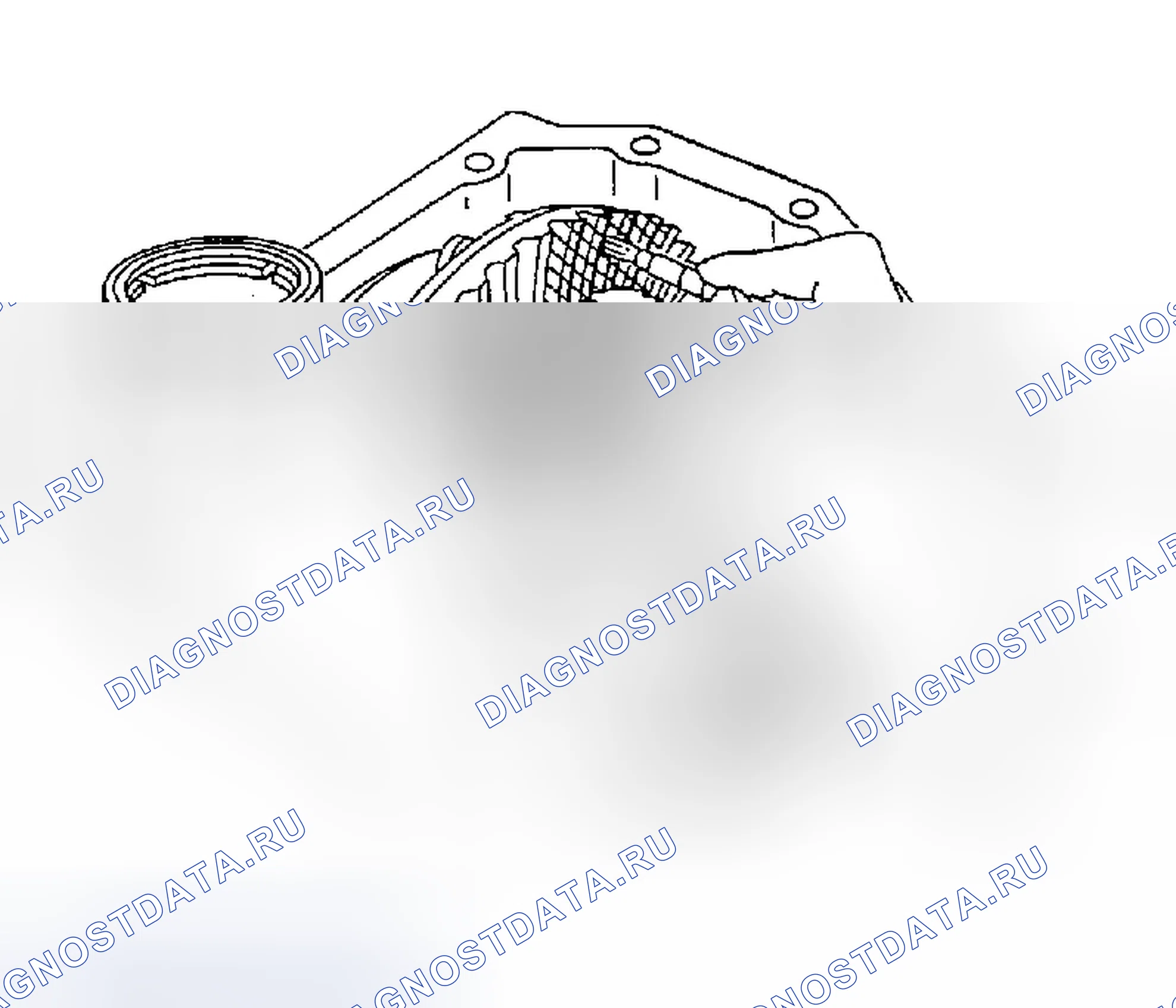 Рис. 154: Зубчатый контакт. Infiniti FX35 I