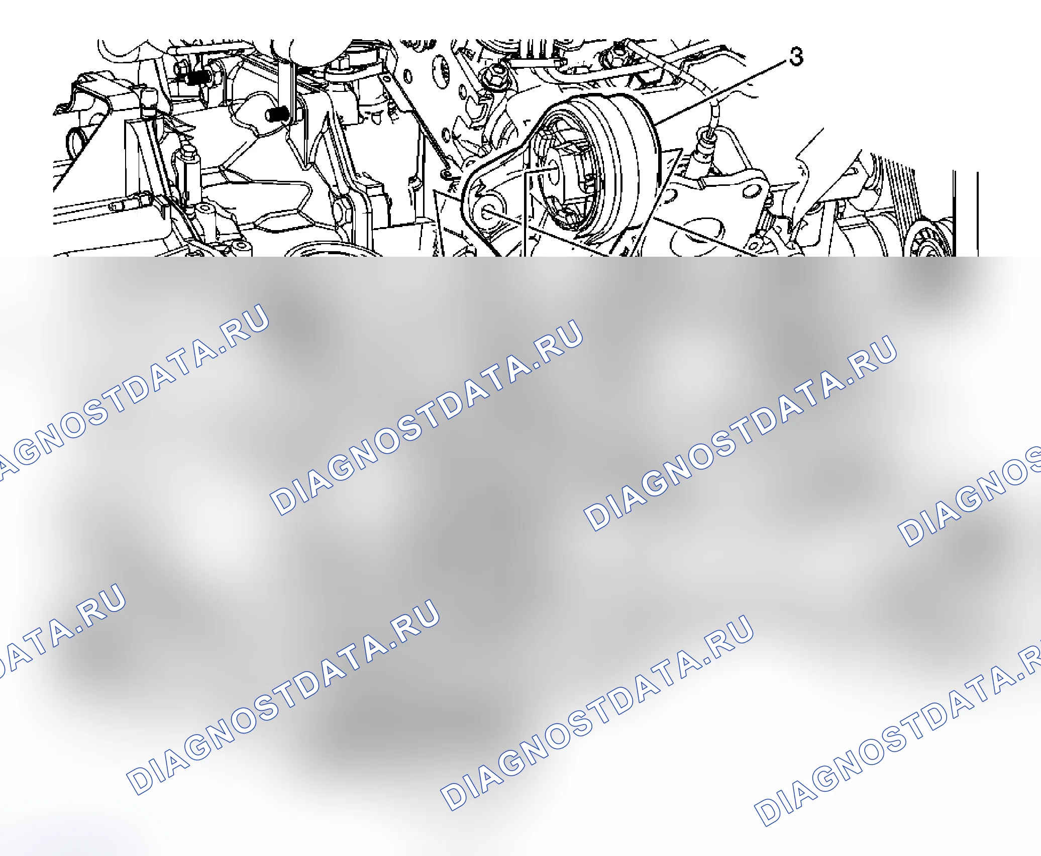 Рис. 18: Замена заднего крепления коробки передач. Pontiac G6 I final