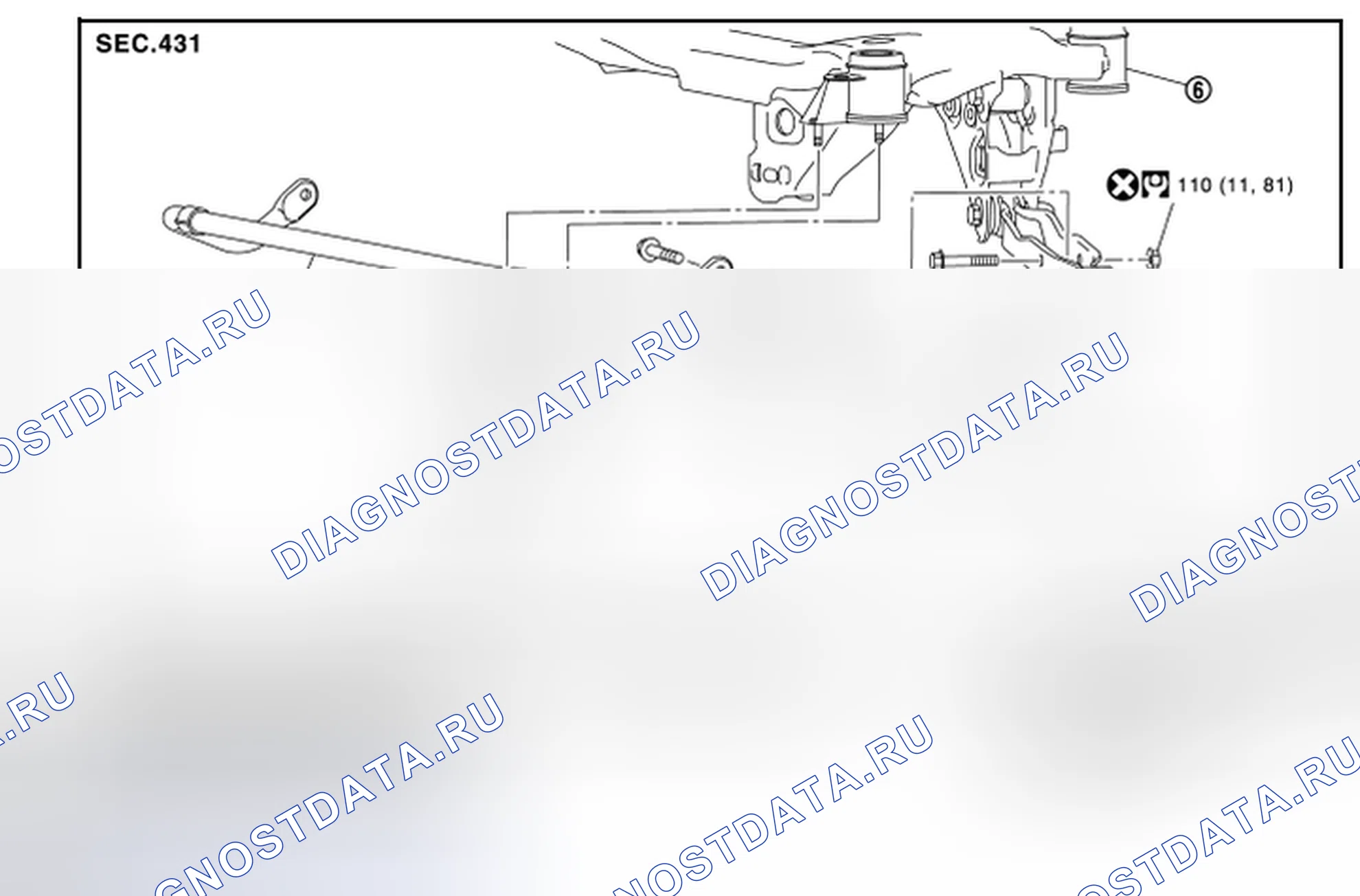 Рис. 7: Разнесенный вид. BMW 4 серия F32/F33 рестайлинг