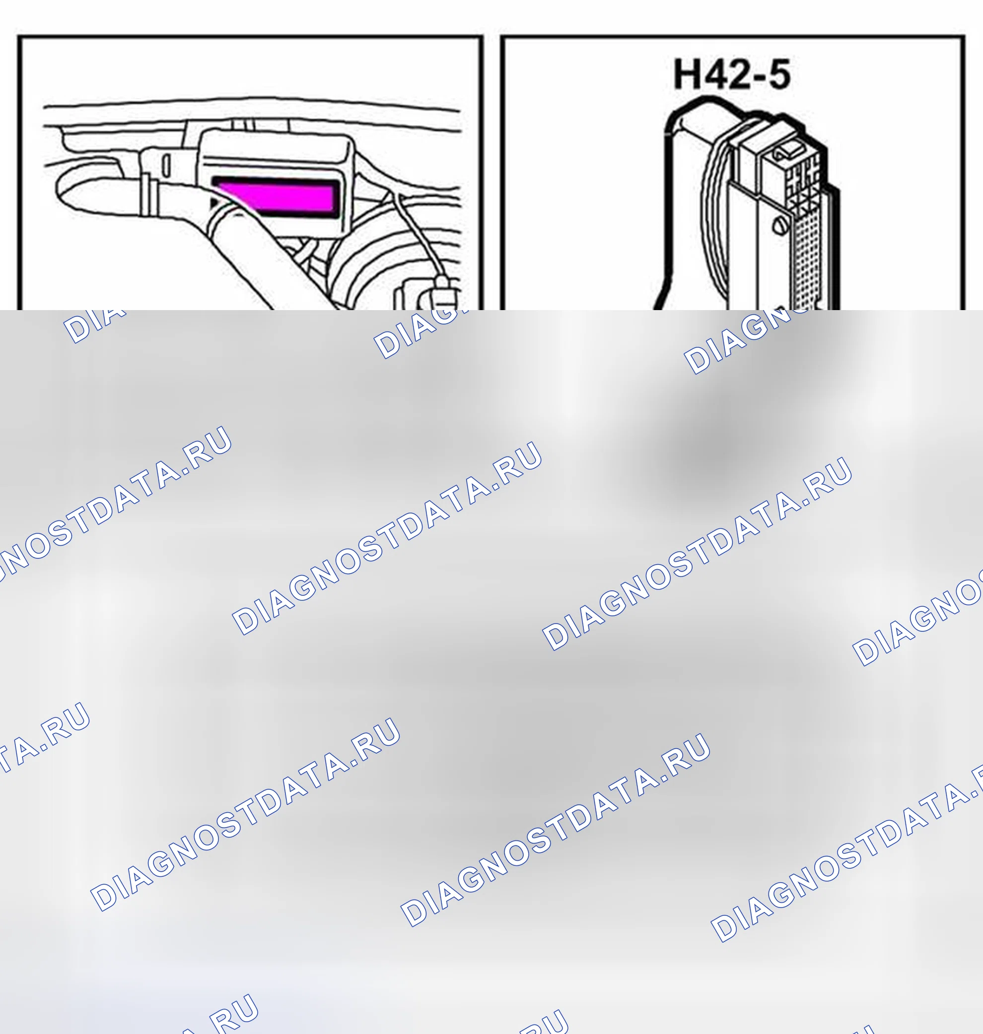 Рис. 218: Разъем H42-5. Kia Picanto II рестайлинг