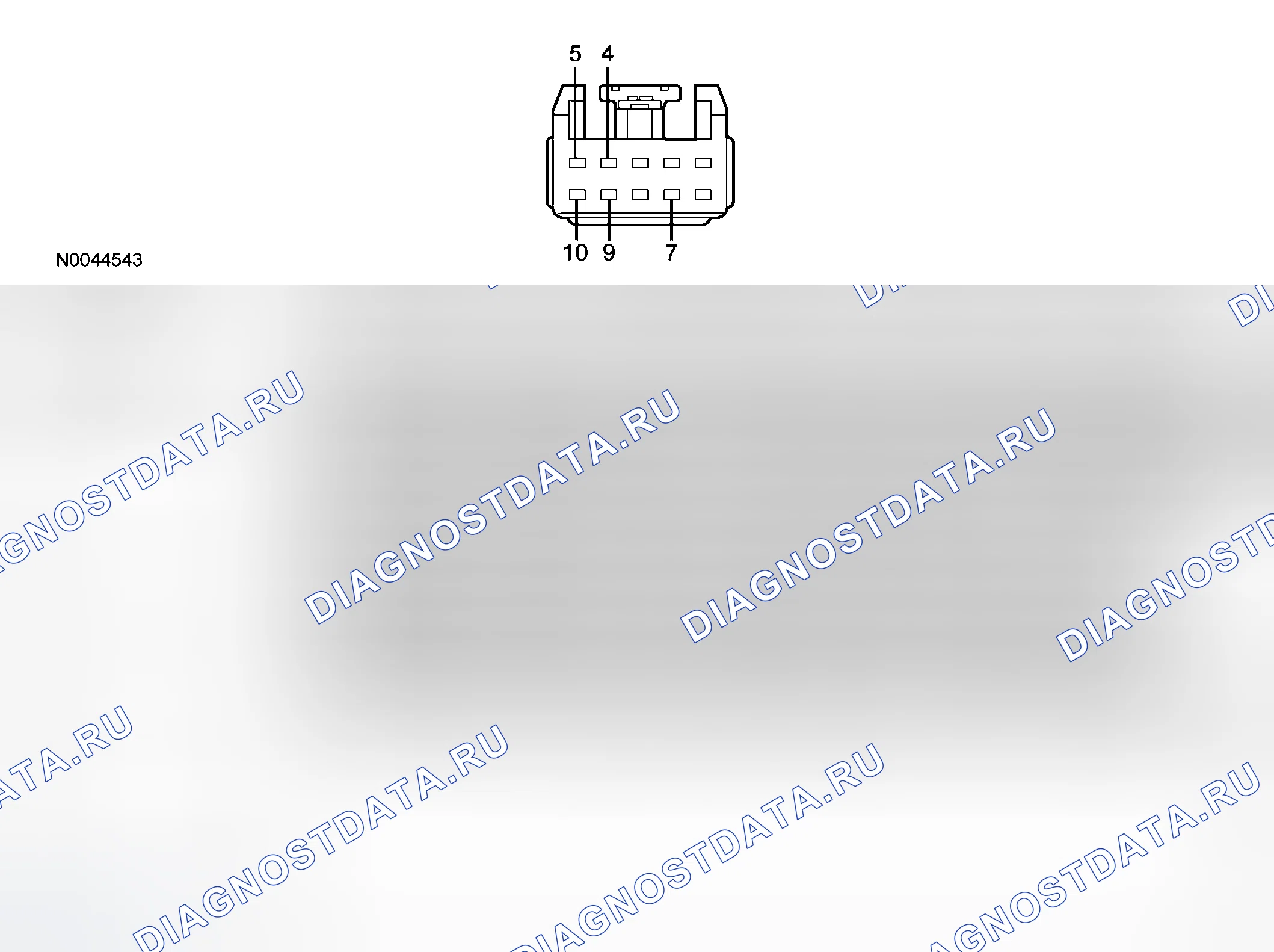 Рис. 9: Ссылка на схему соединителя. Ford Five Hundred I