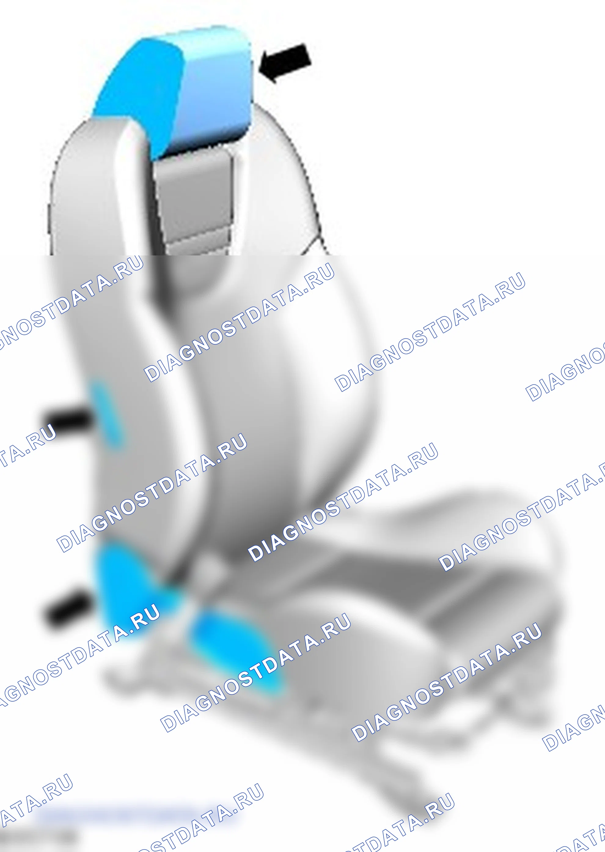 Крышка спинки переднего сиденья — 2.5L Duratec-ST (VI5): описание и работа. Ford C-MAX I рестайлинг