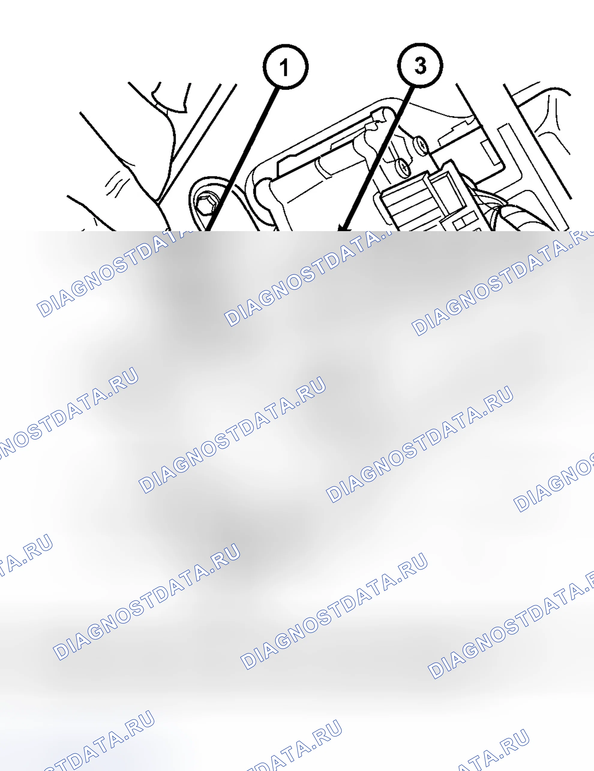 Рис. 42: ДЕМОНТАЖ. Dodge Grand Caravan IV