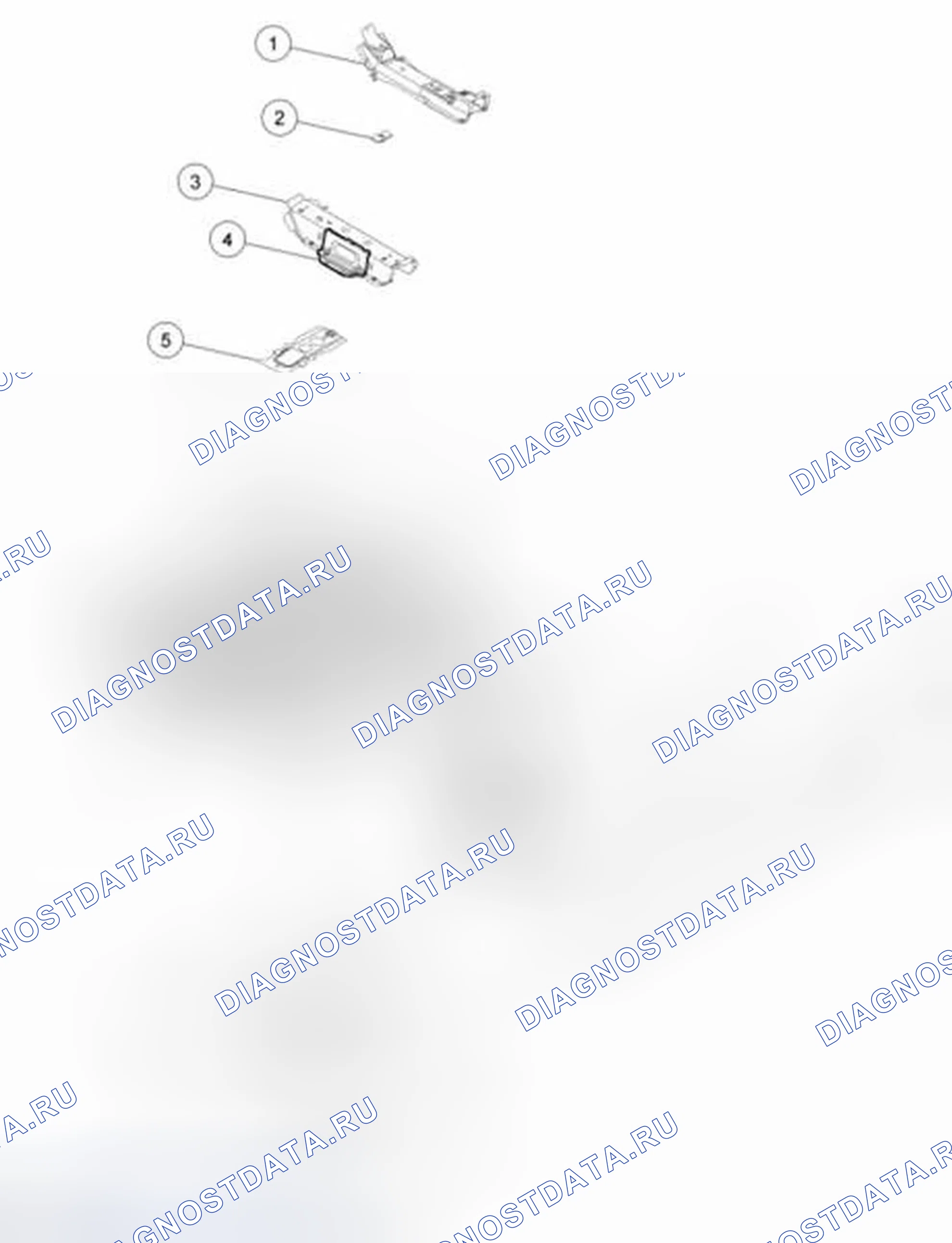 Рис. 32: Нижняя часть кузова - передний пол. Ford Fiesta Mk6