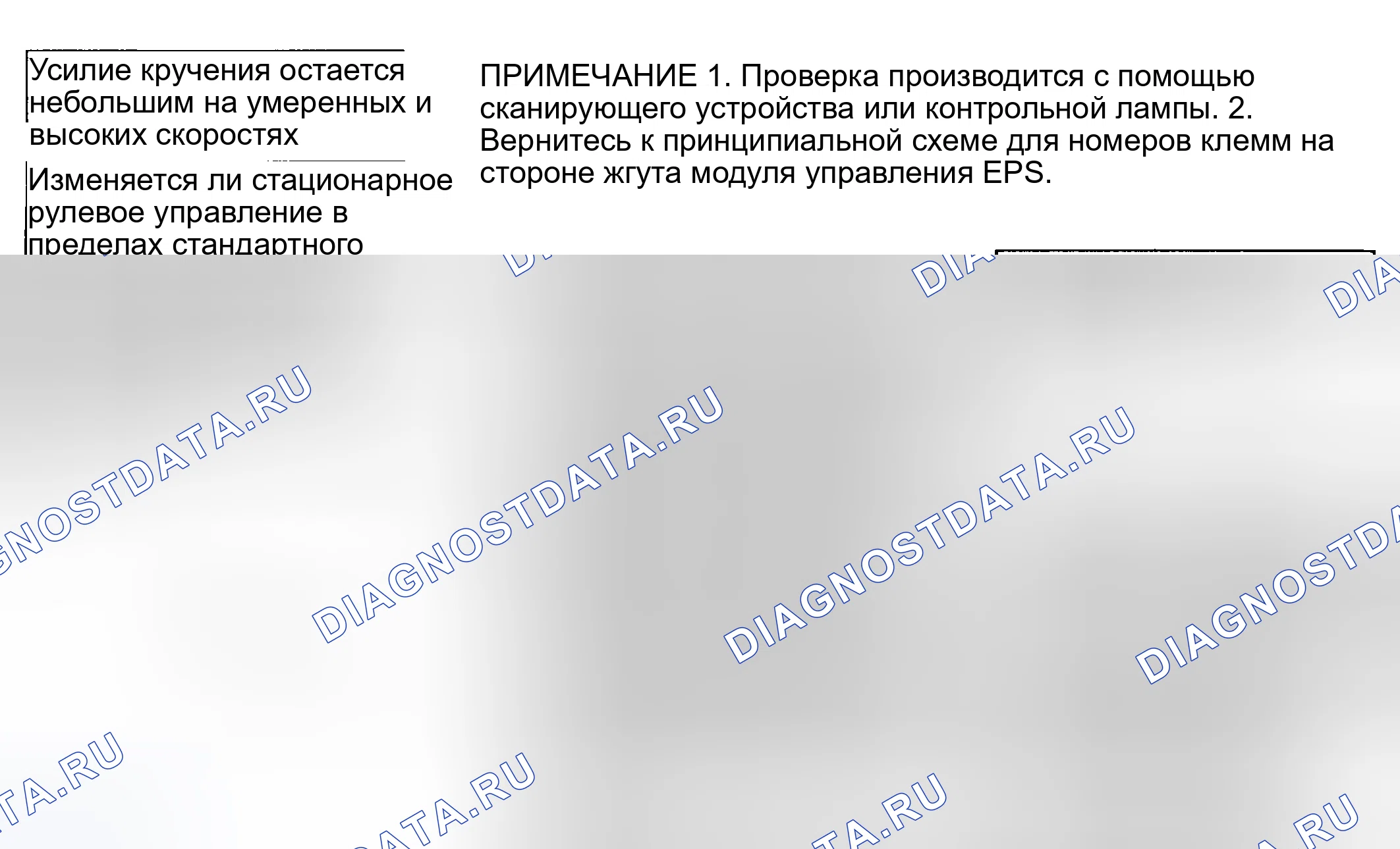 Рис. 15: Выявление симптома неисправности 1. Geely Okavango I