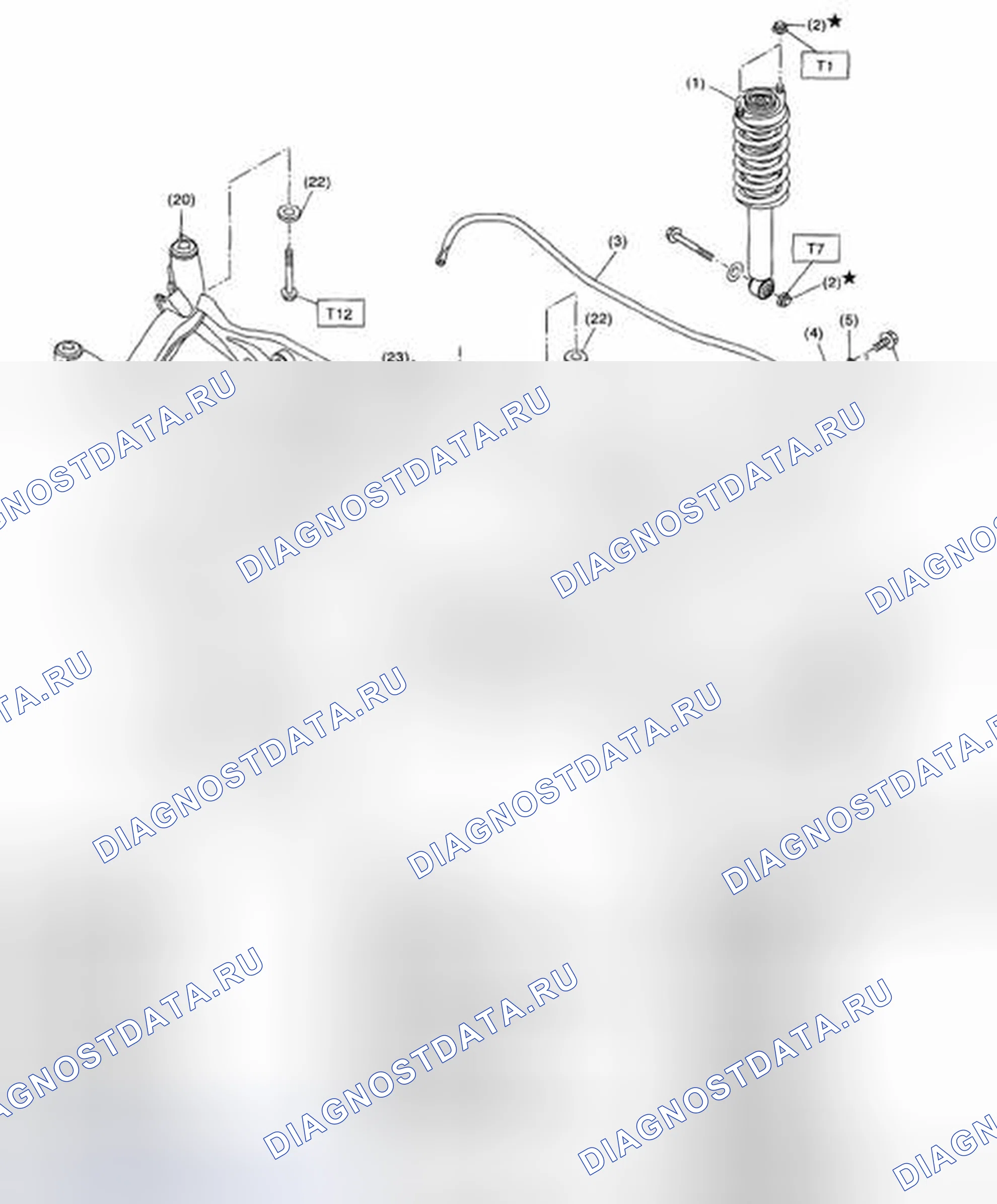 Рис. 9: ЗАДНЯЯ ПОДВЕСКА. Subaru Outback BP рестайлинг