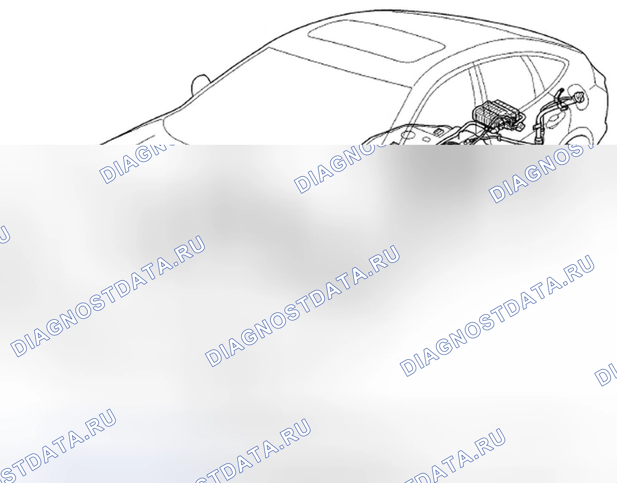 Рис. 639: Проверка топливопровода. Honda Crosstour I