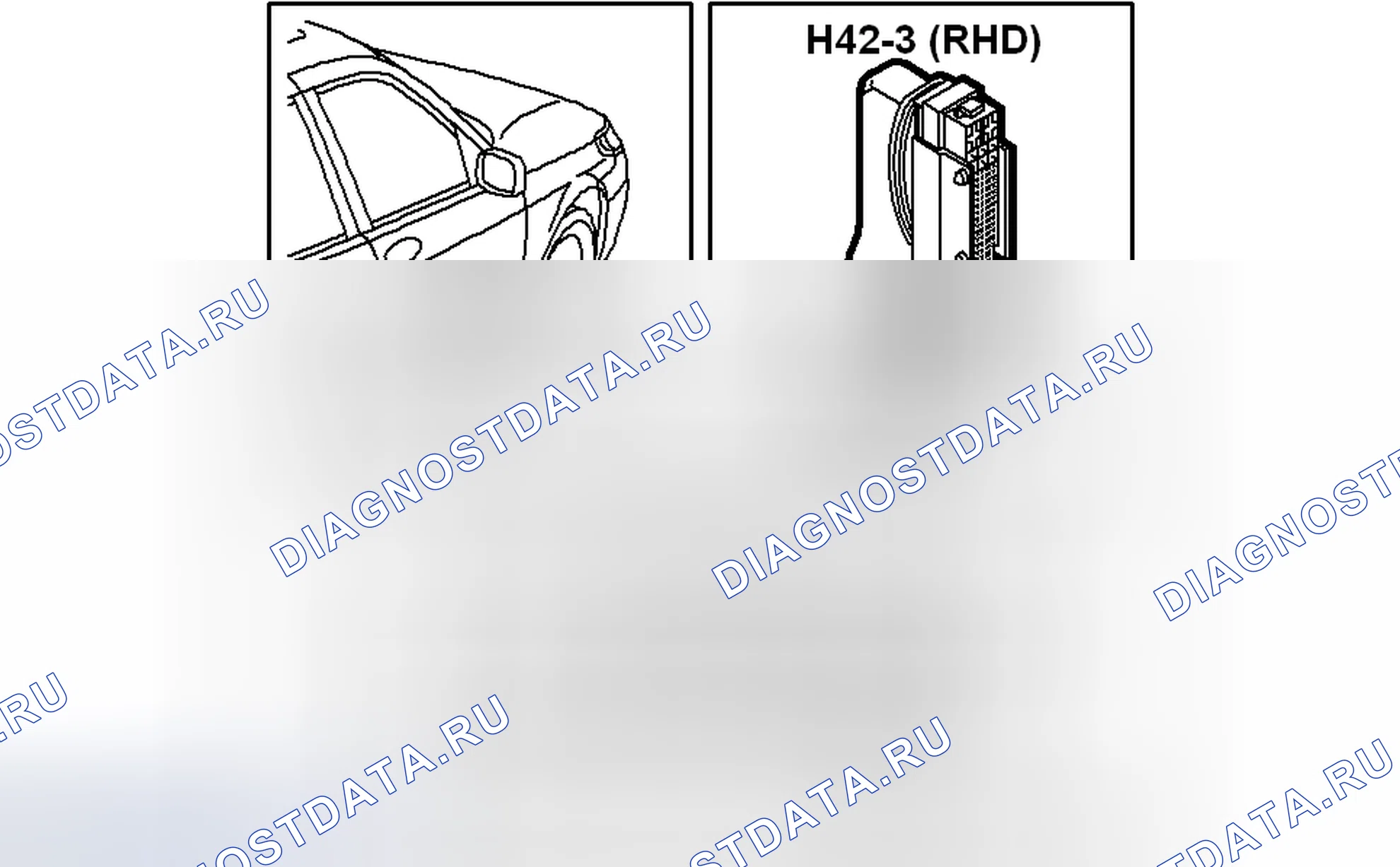 Рис. 180: Разъем H42-3. Kia Picanto III