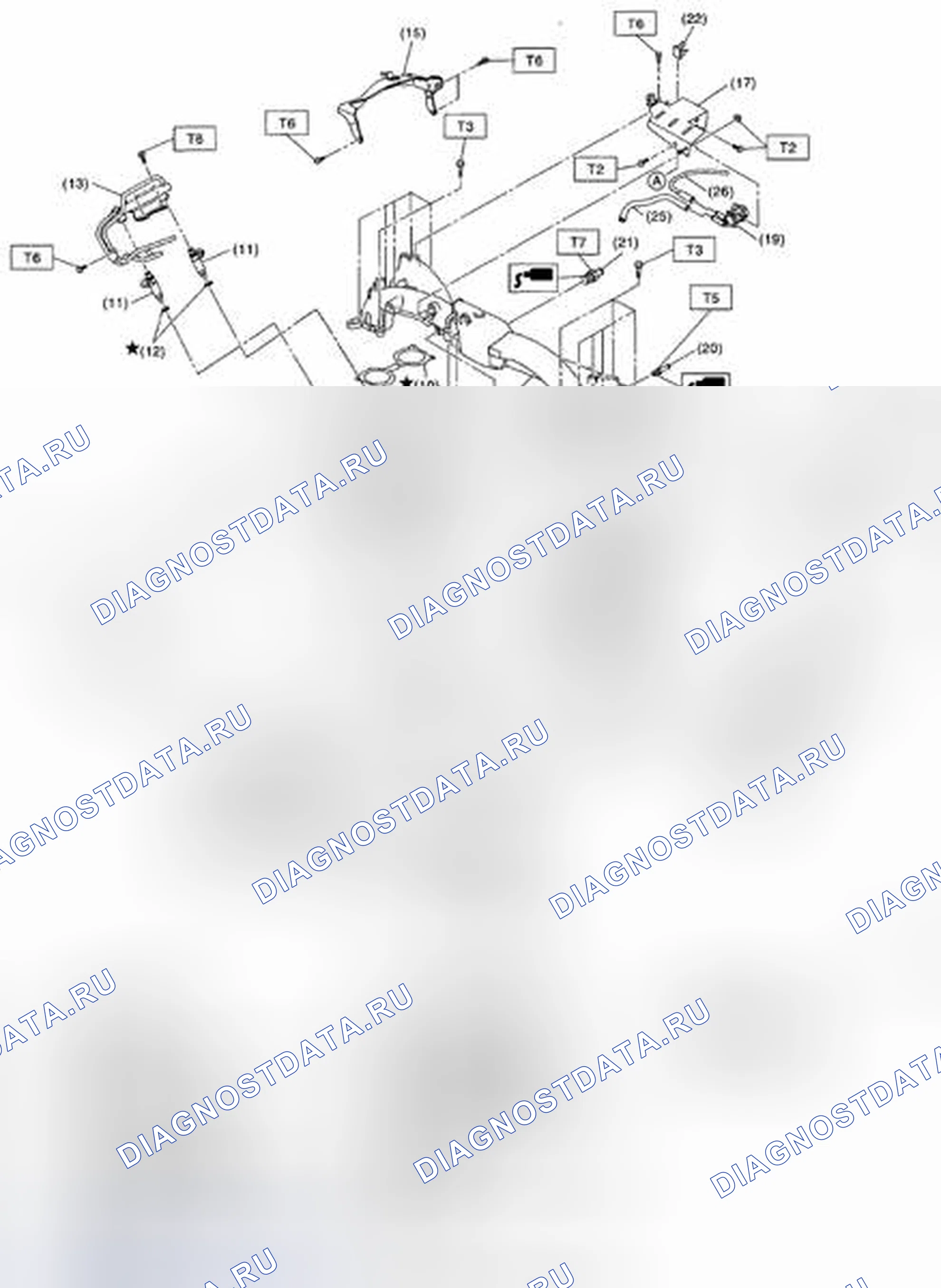 Рис. 186: ВПУСКНОЙ КОЛЛЕКТОР. Subaru Impreza WRX GE рестайлинг