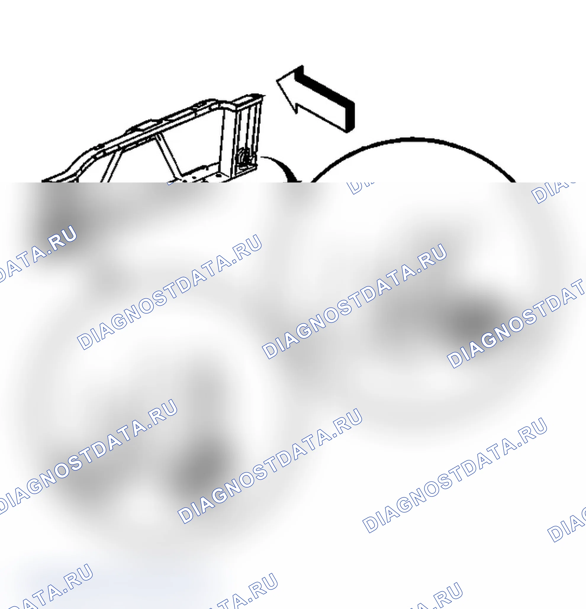 Рис. 1: Порядок демонтажа. Chevrolet Silverado 3500 