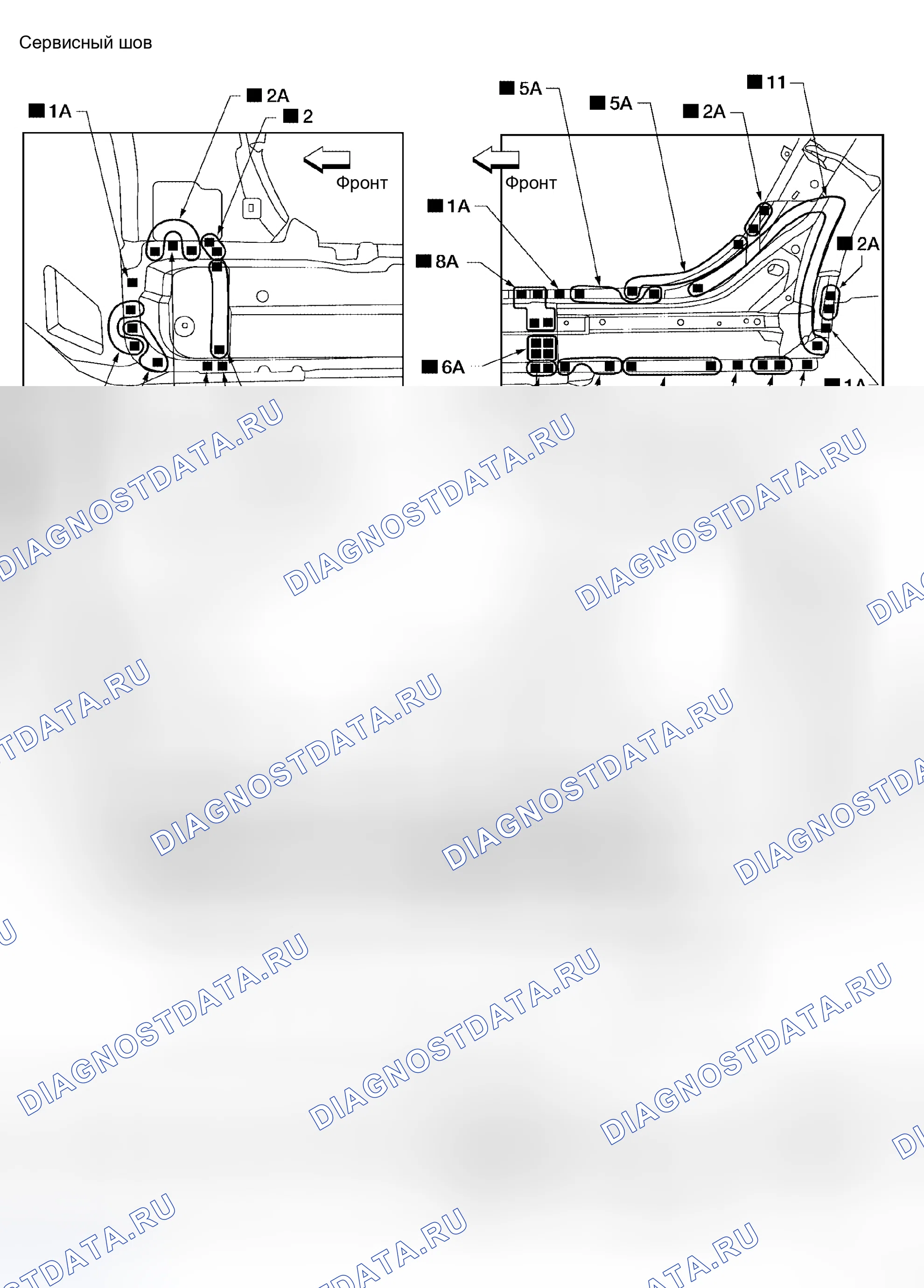 Рис. 209: ВНЕШНИЙ ПОДОКОННИК. Honda Prelude I