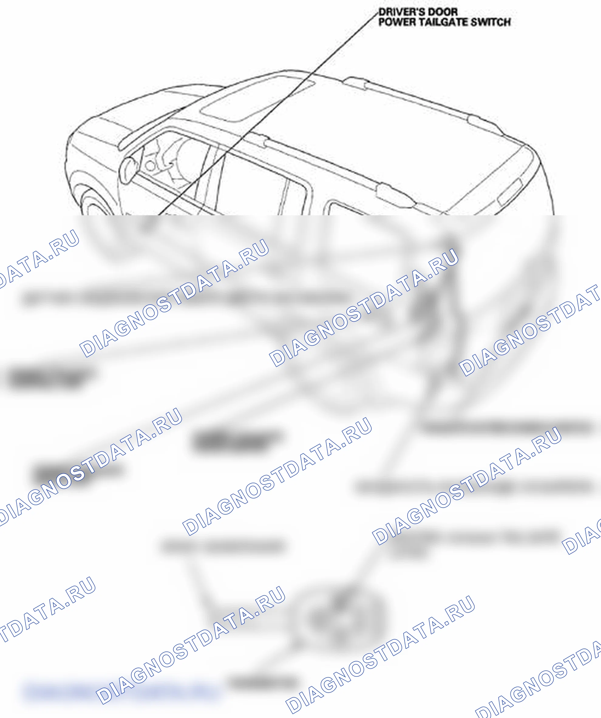 Рис. 142: Указатель расположения компонентов. Honda Pilot II