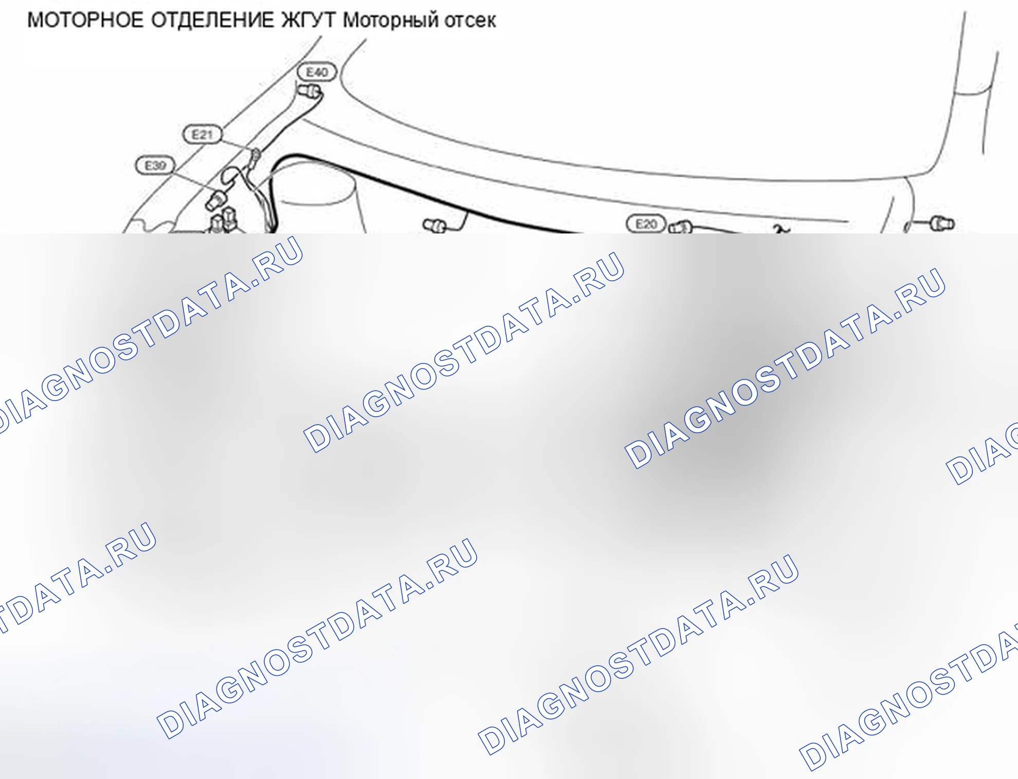 Рис. 27: МОТОРНЫЙ ОТСЕК. Nissan Cube III