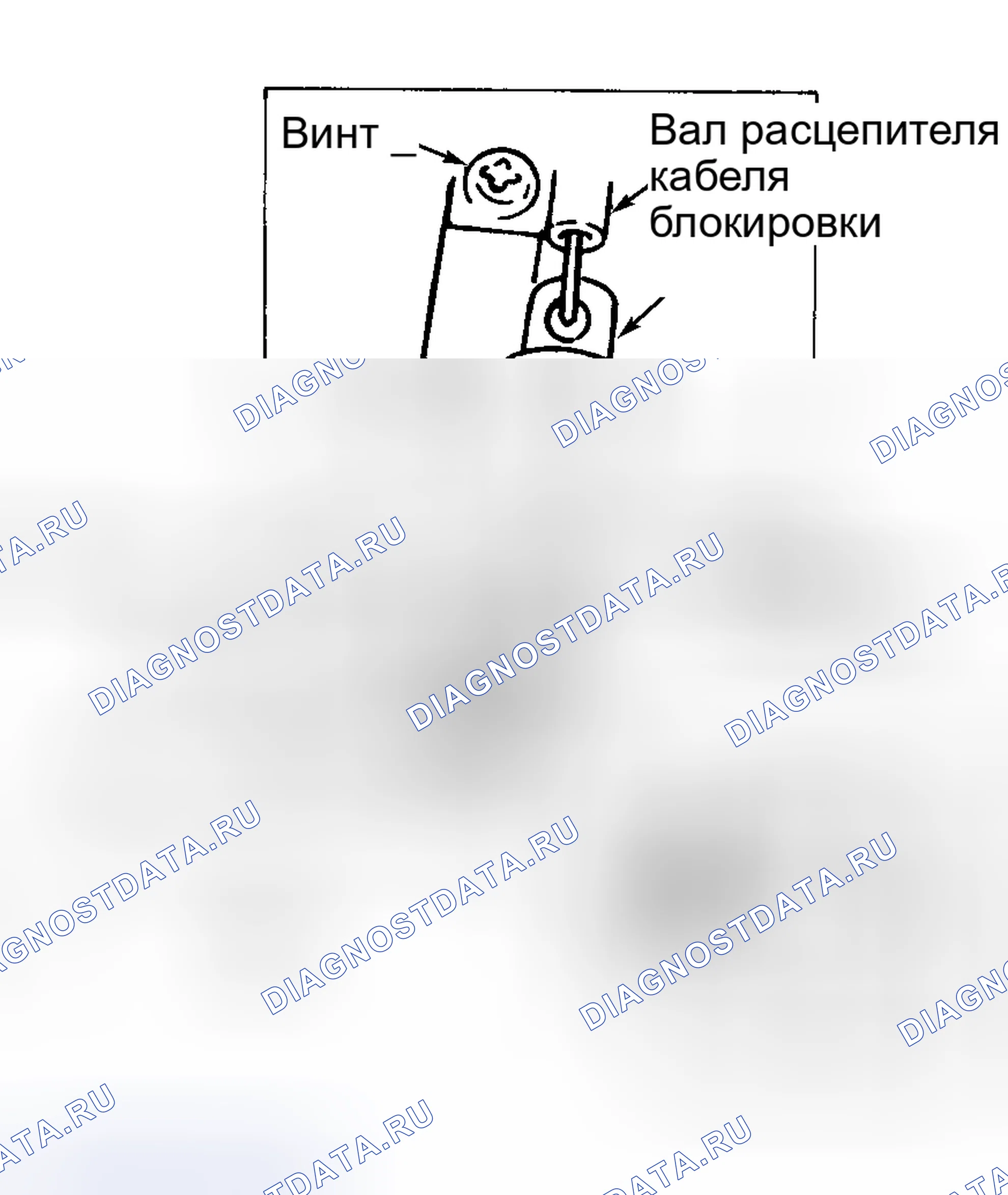 Рис. 53: Кабель блокировки (Esteem и Swift). Suzuki Grand Vitara I