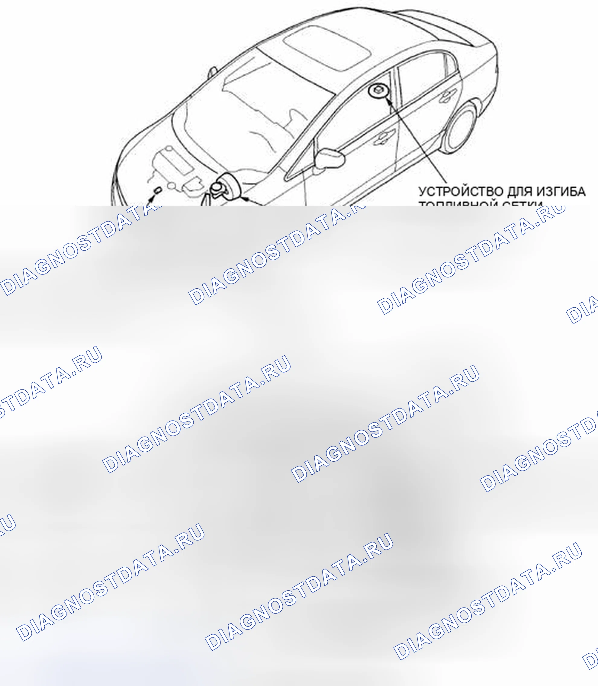 Рис. 1: Указатель расположения компонентов. Acura CSX I