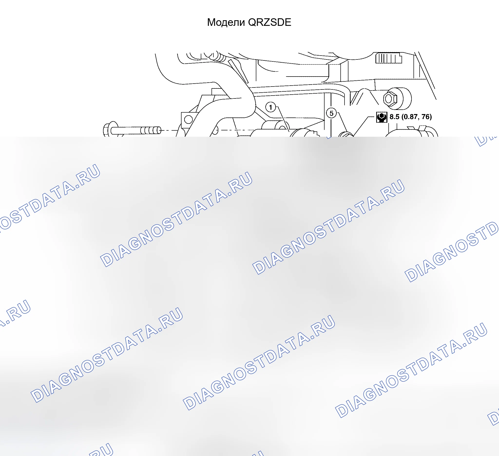 Рис. 1: УДАЛЕНИЕ (QR25DE). Honda Odyssey I