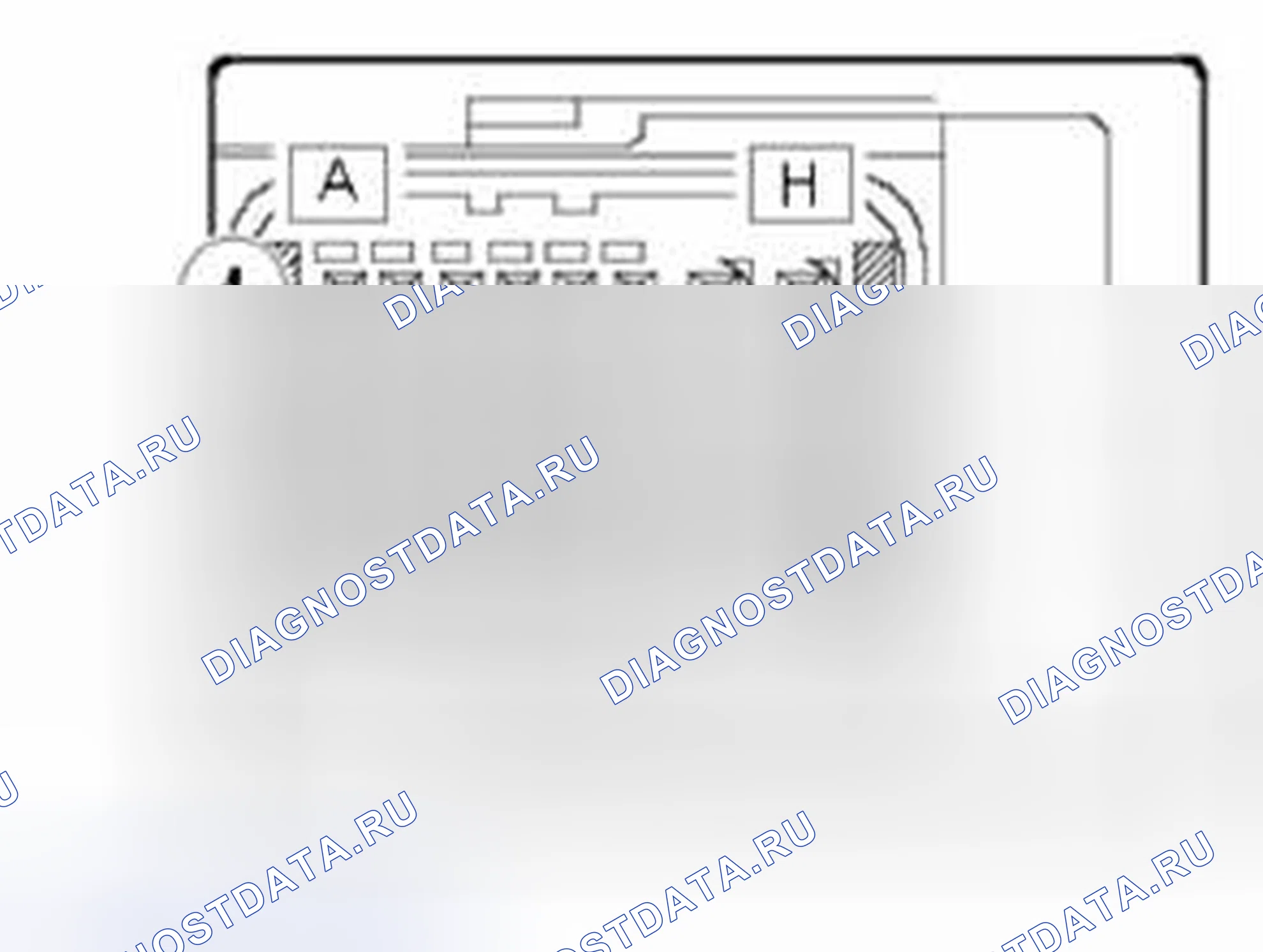 Рис. 53: Входы и выходы. Land Rover Range Rover Sport I