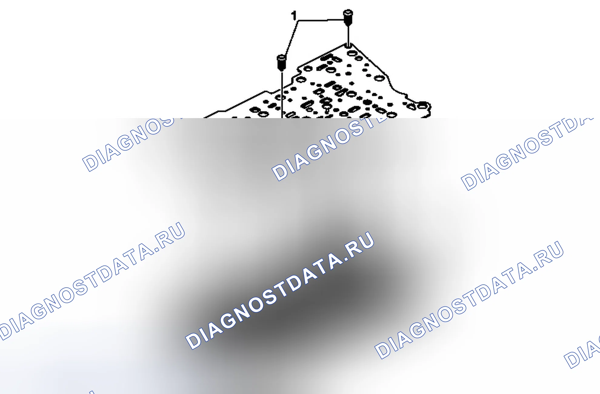 Рис. 234: Очистка и проверка пластины канала регулирующего клапана (6T40 / 45 / 50 - Gen 2). Chevrolet Captiva I рестайлинг 2