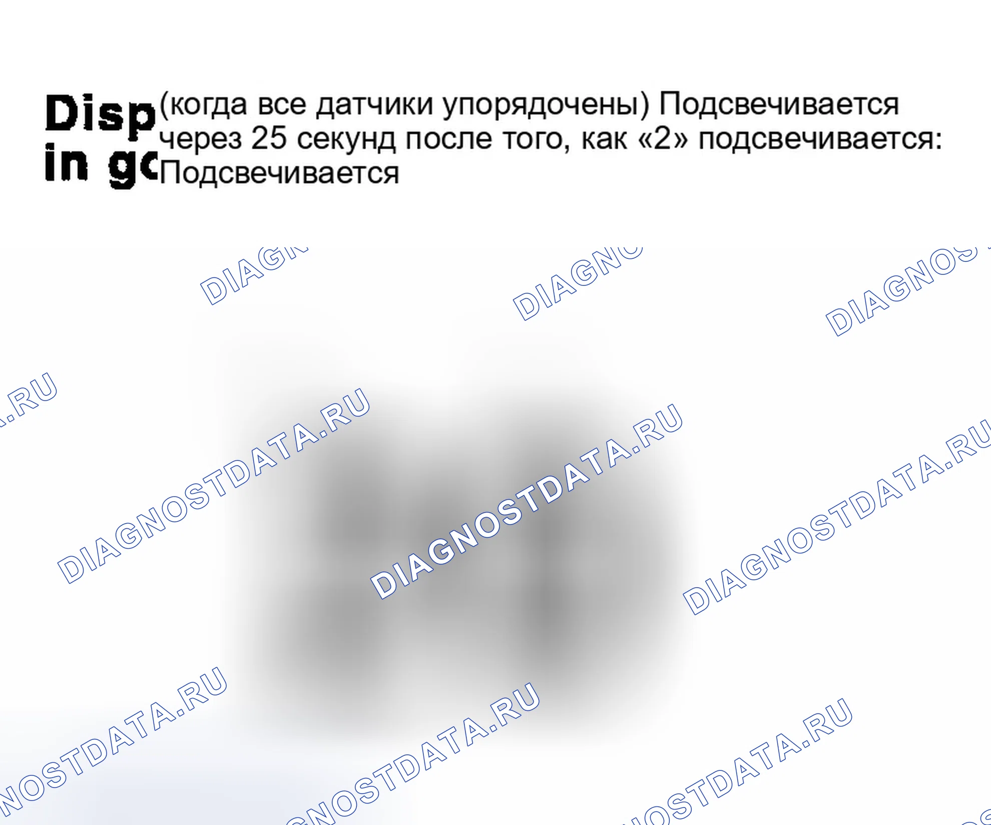 Рис. 11: Процедура подтверждения функции. Infiniti FX45 I