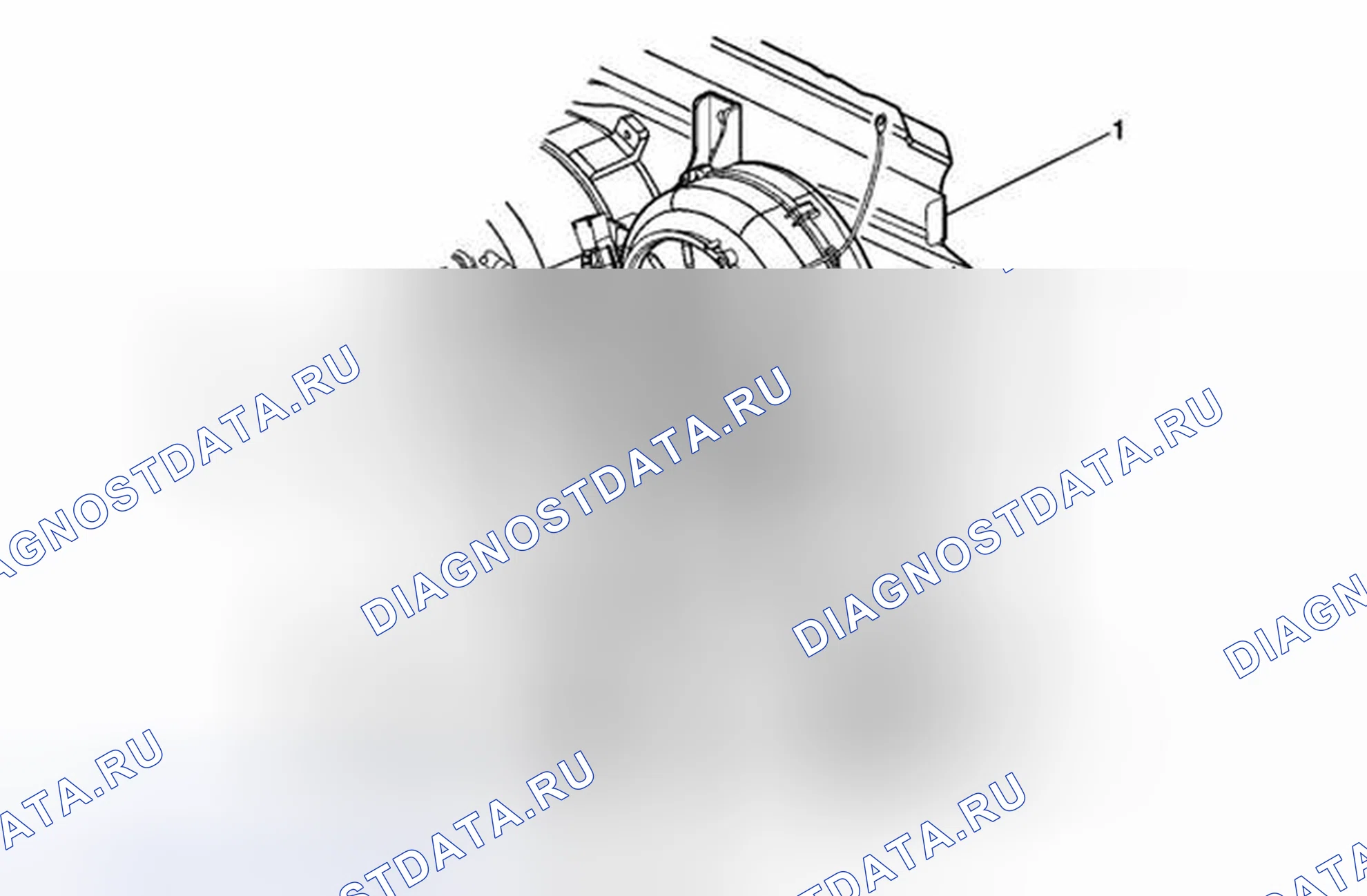 Рис. 14: Rr-угол компонентов пассажирского салона (Tahoe / Yukon с вспомогательным ОВК). GMC Sierra 2500 HD GMT800 early